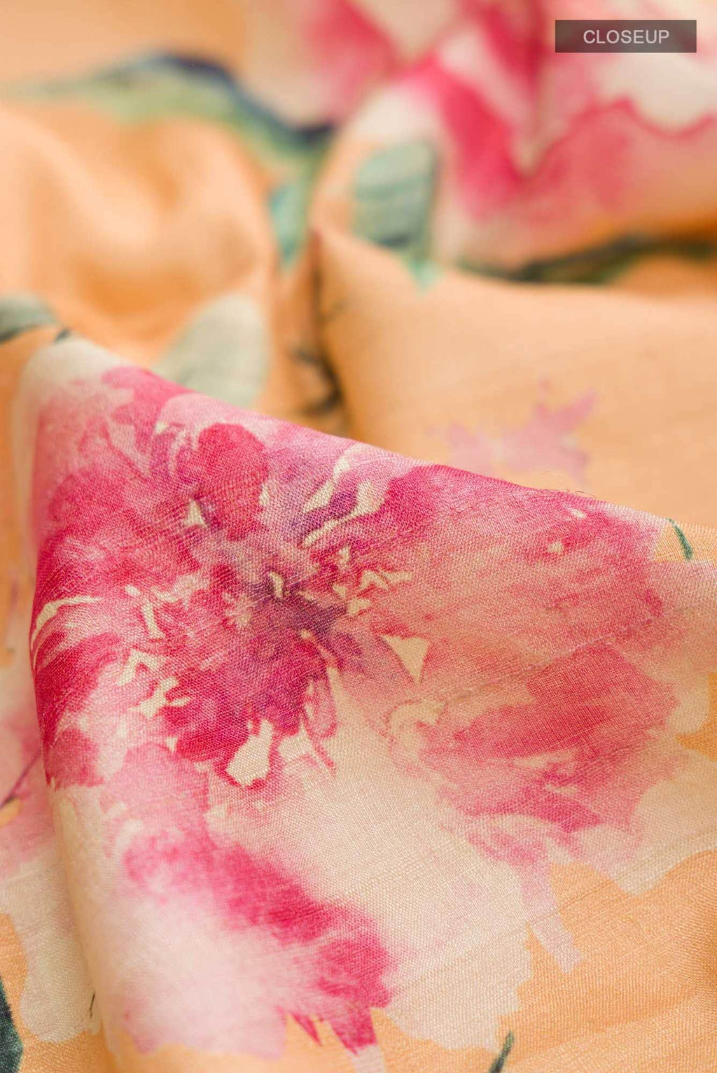 Sandal Bhagalpuri Tussar Silk Saree