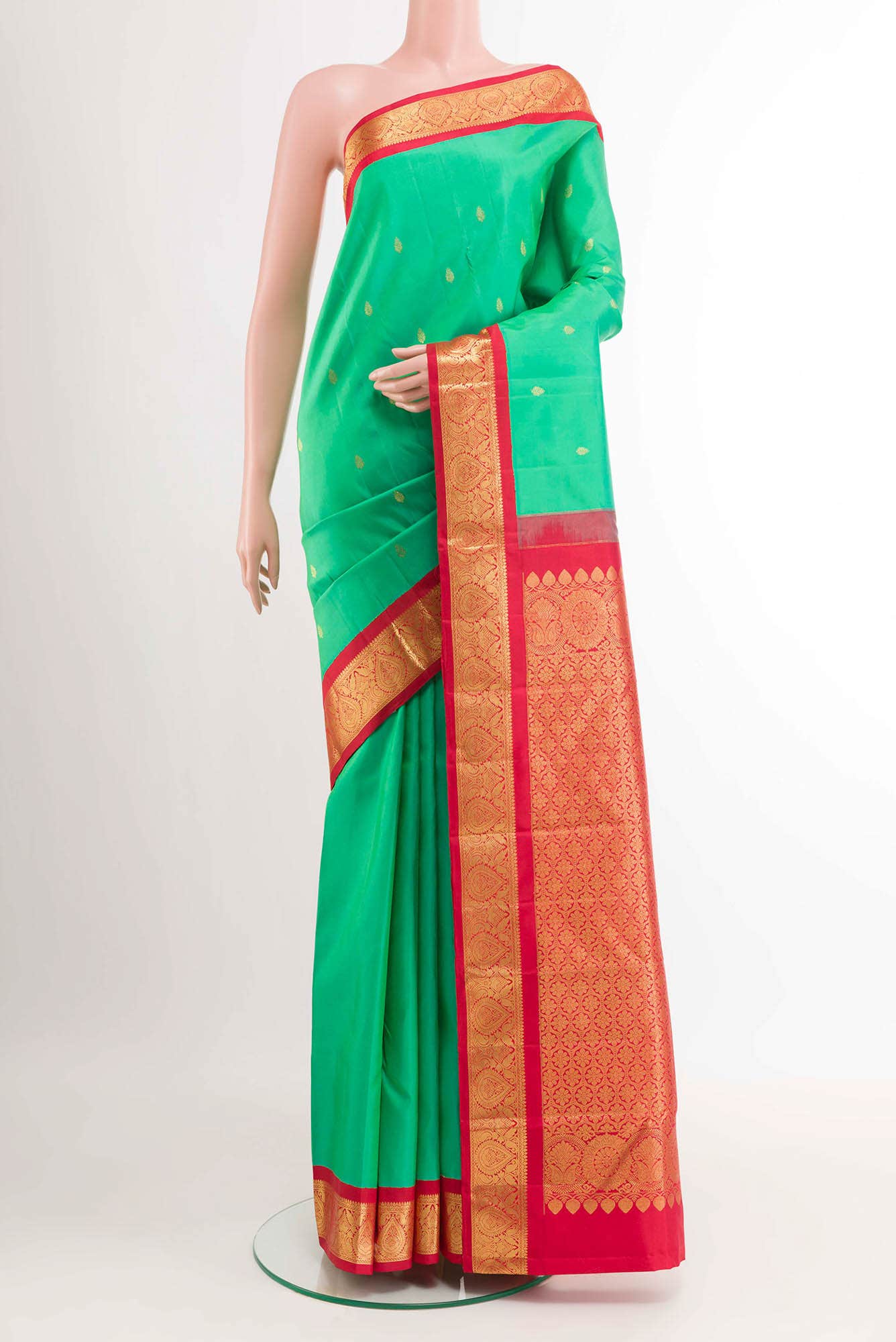 Green Kanchipuram Silk Saree