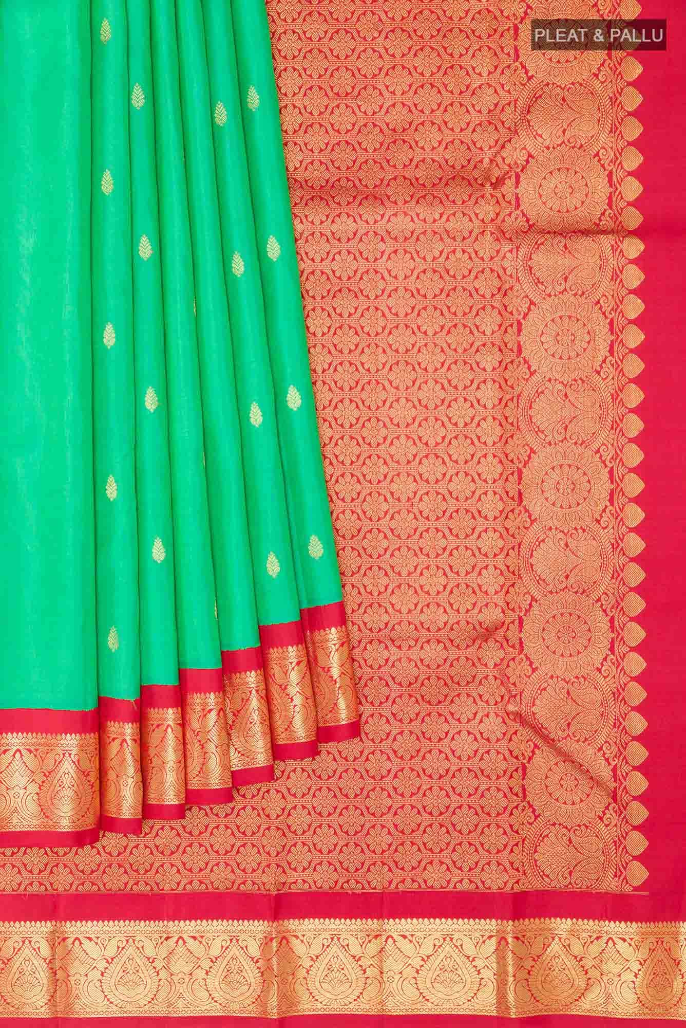 Green Kanchipuram Silk Saree