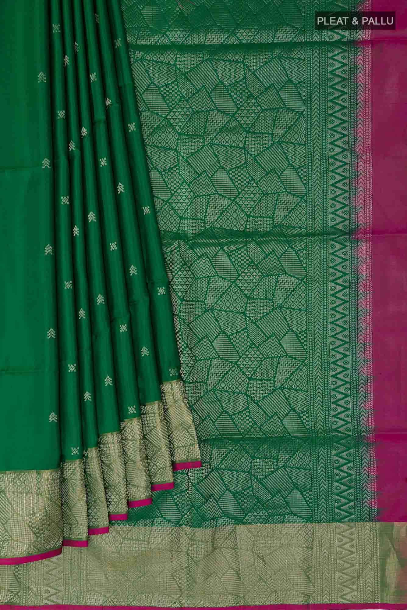 Green Soft Silk Saree