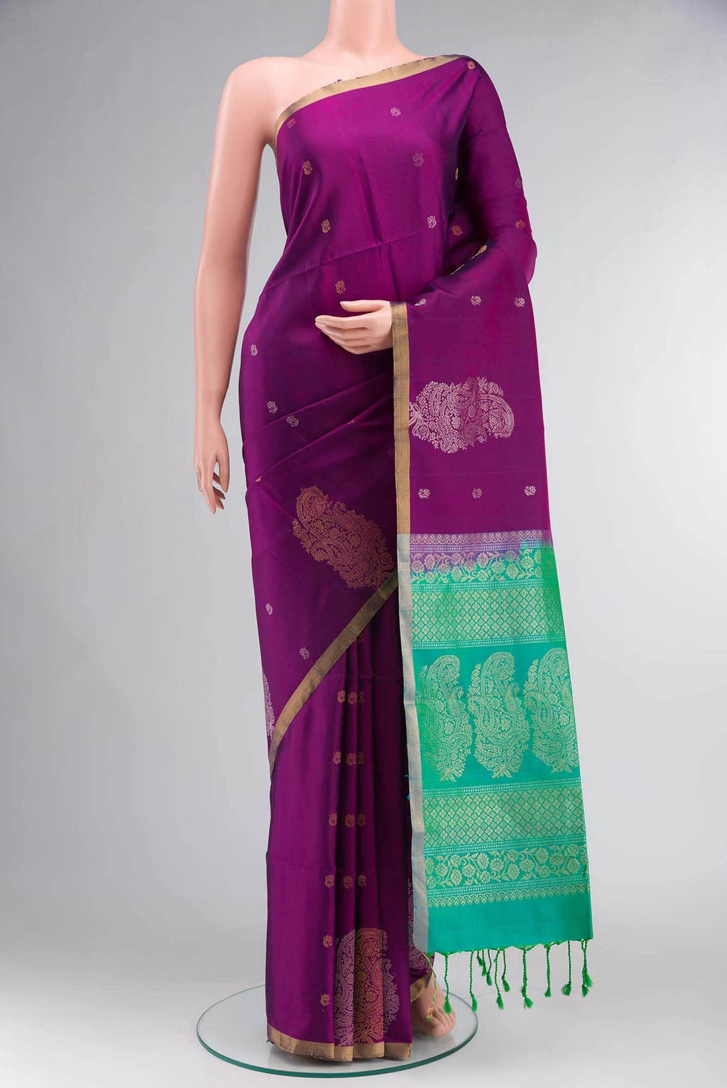 Purple Soft Silk Saree