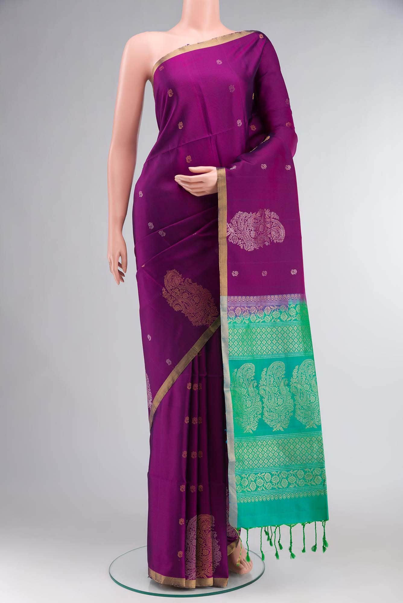 Purple Soft Silk Saree