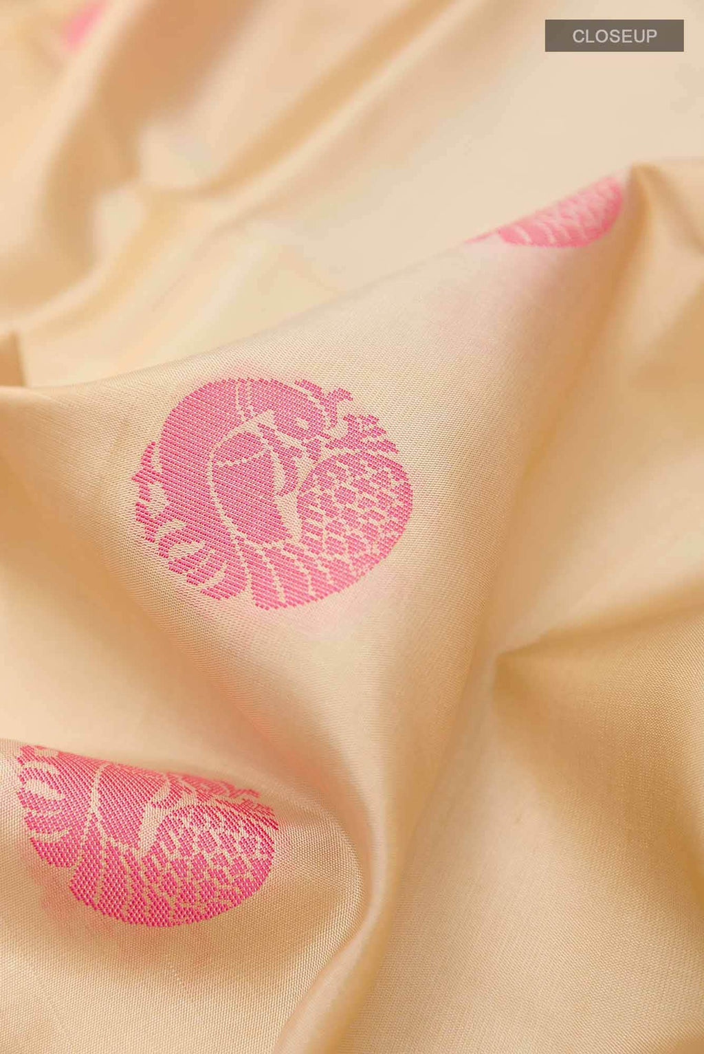 Beige Soft Silk Saree
