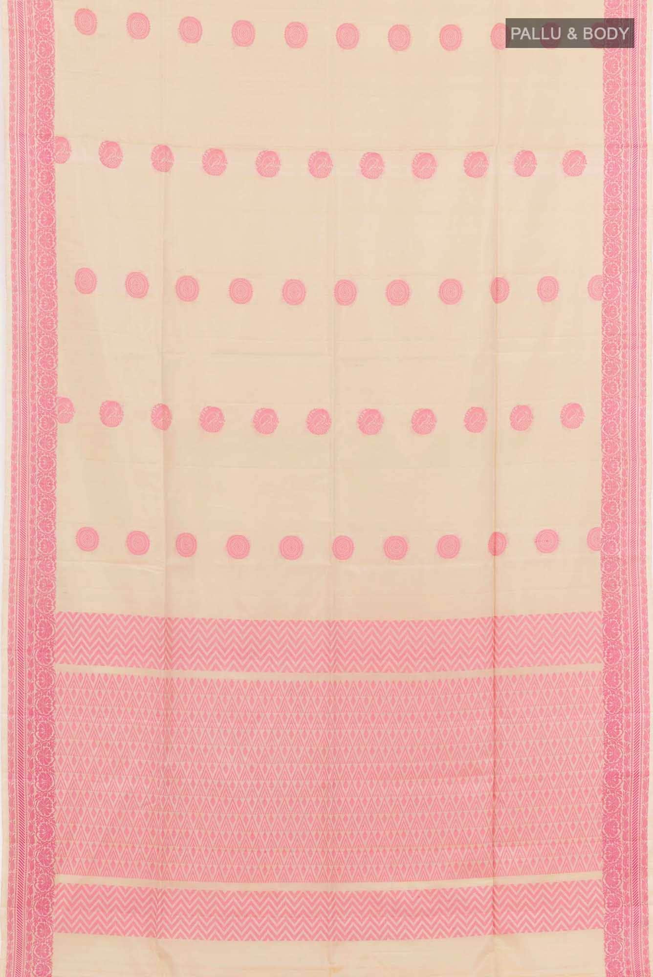 Beige Soft Silk Saree