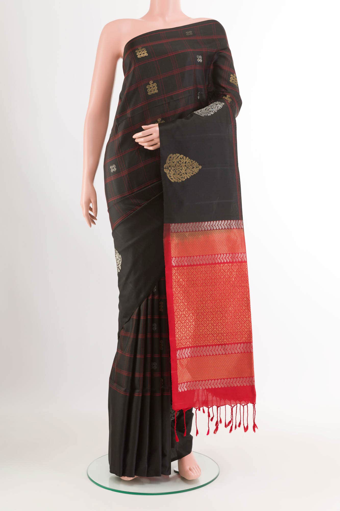Black Soft Silk Saree