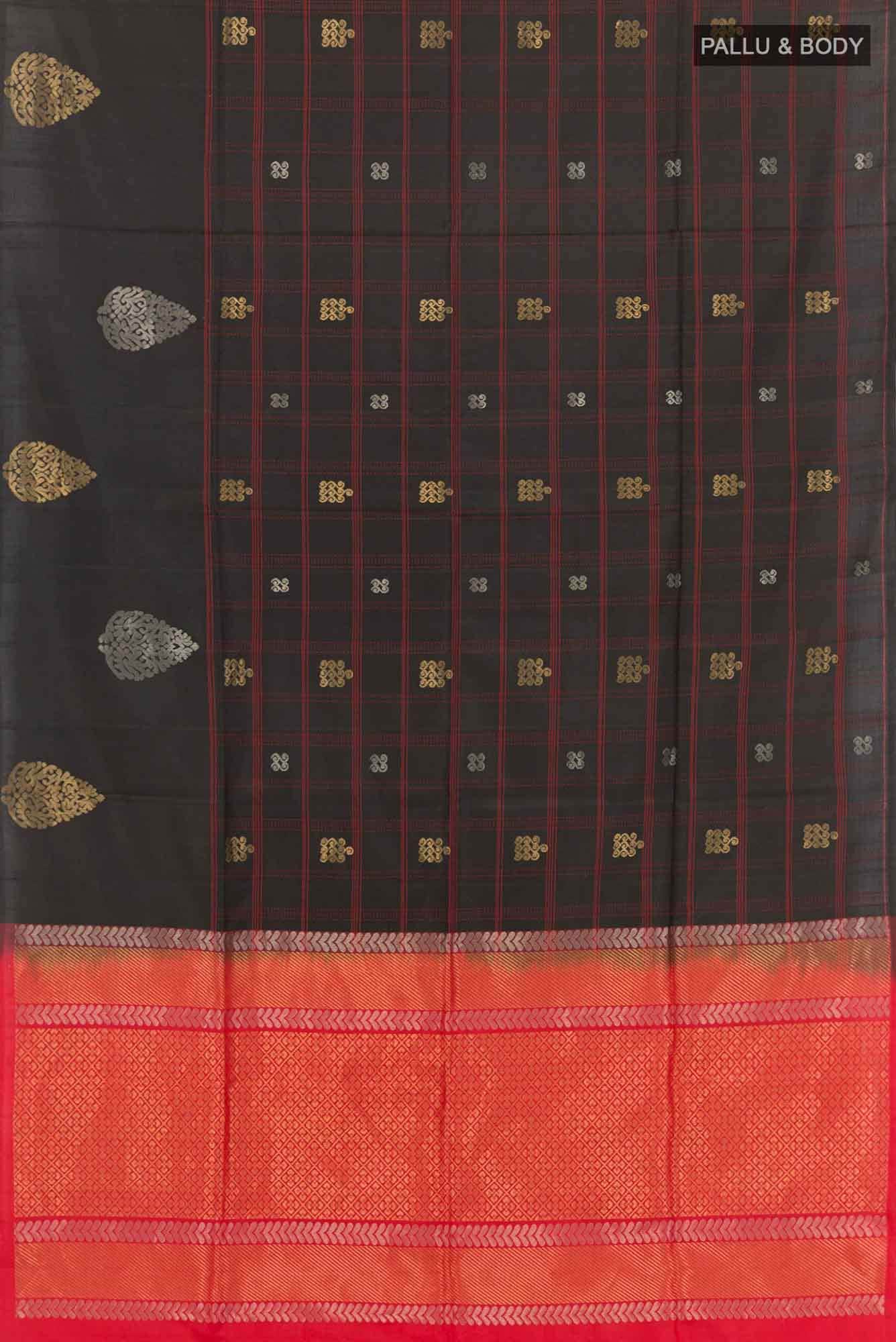 Black Soft Silk Saree