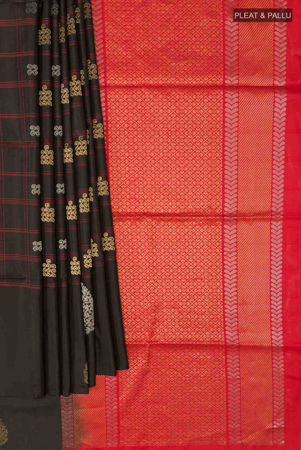 Black Soft Silk Saree