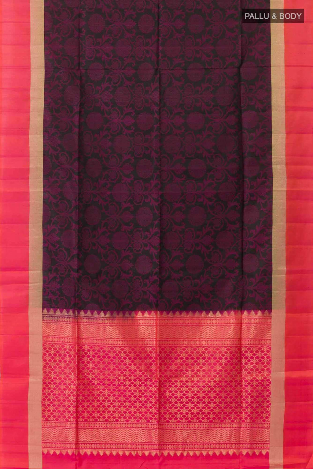Black Soft Silk Saree