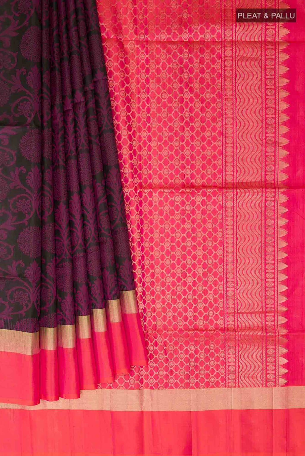 Black Soft Silk Saree