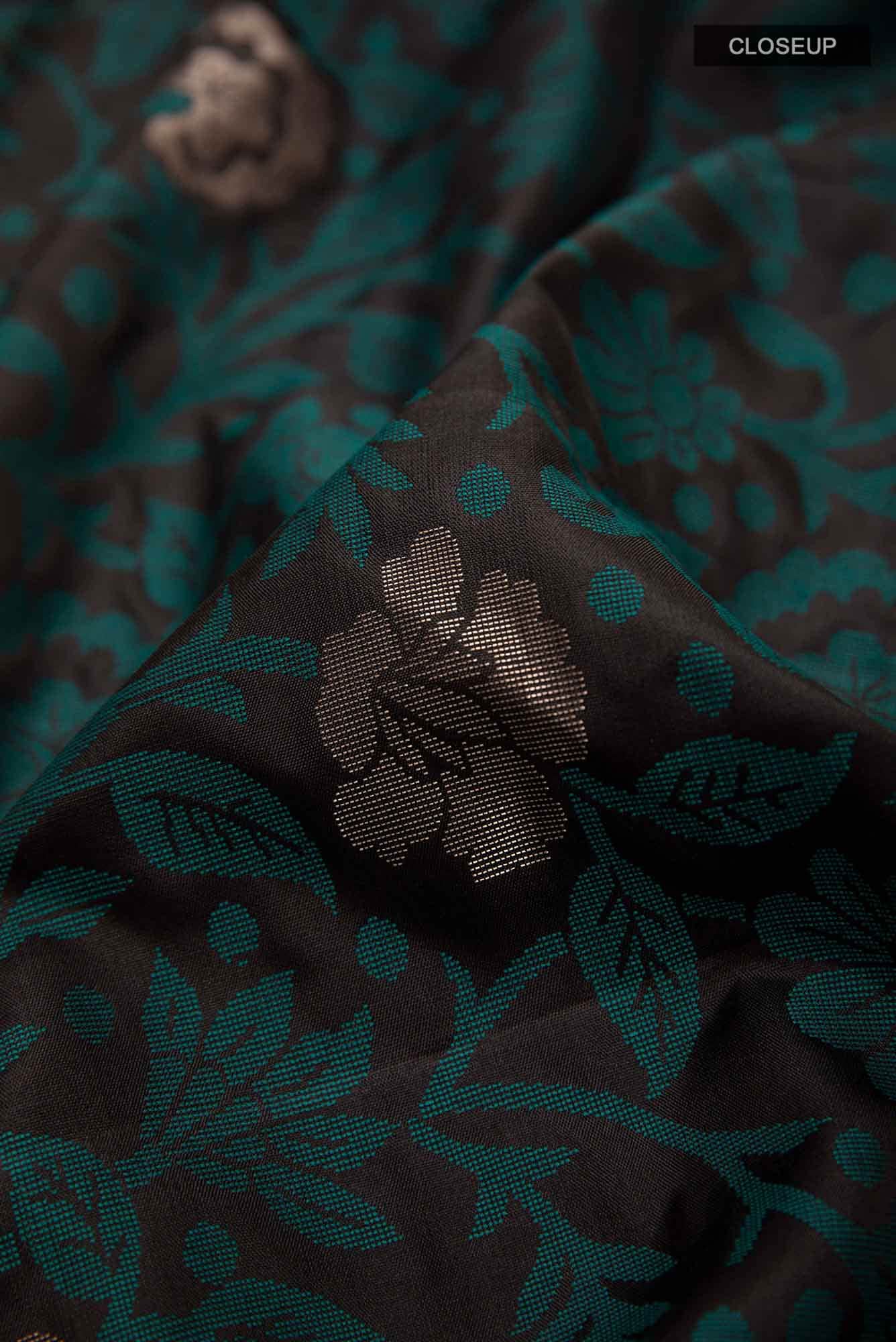 Black Soft Silk Saree