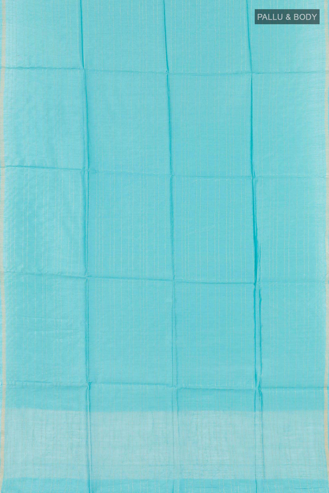 Blue Tussar Saree