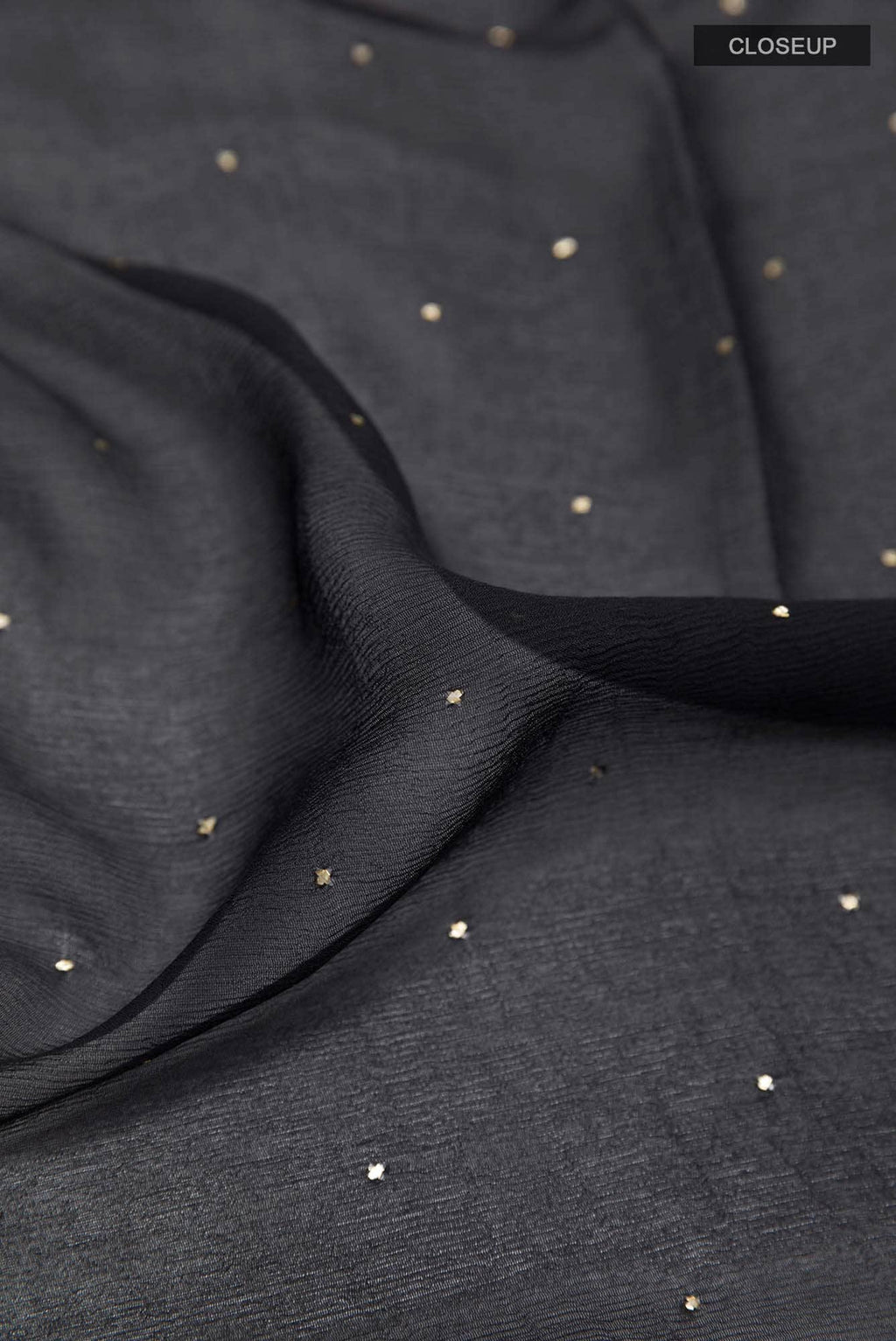 Black Chiffon Saree
