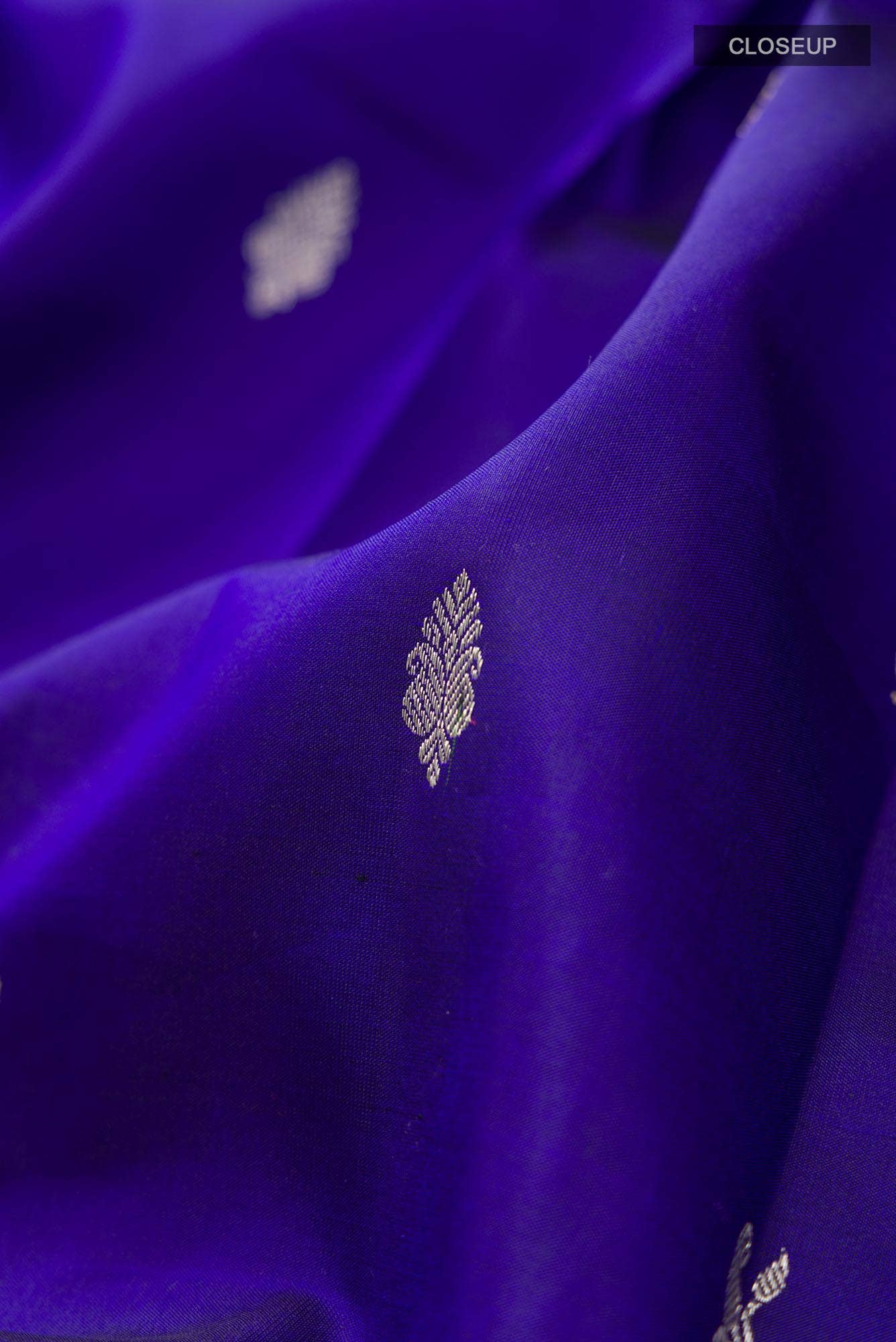 Blue Kanchipuram Silk Saree