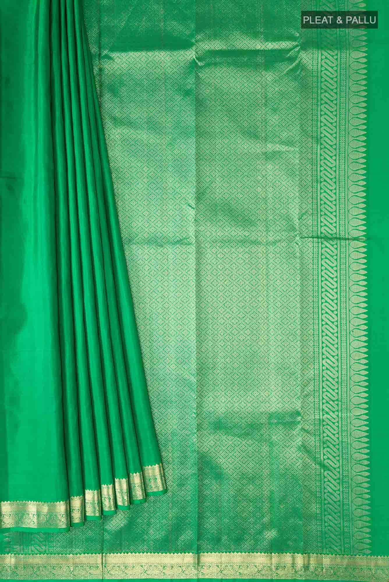 Green Kanchipuram Silk Saree