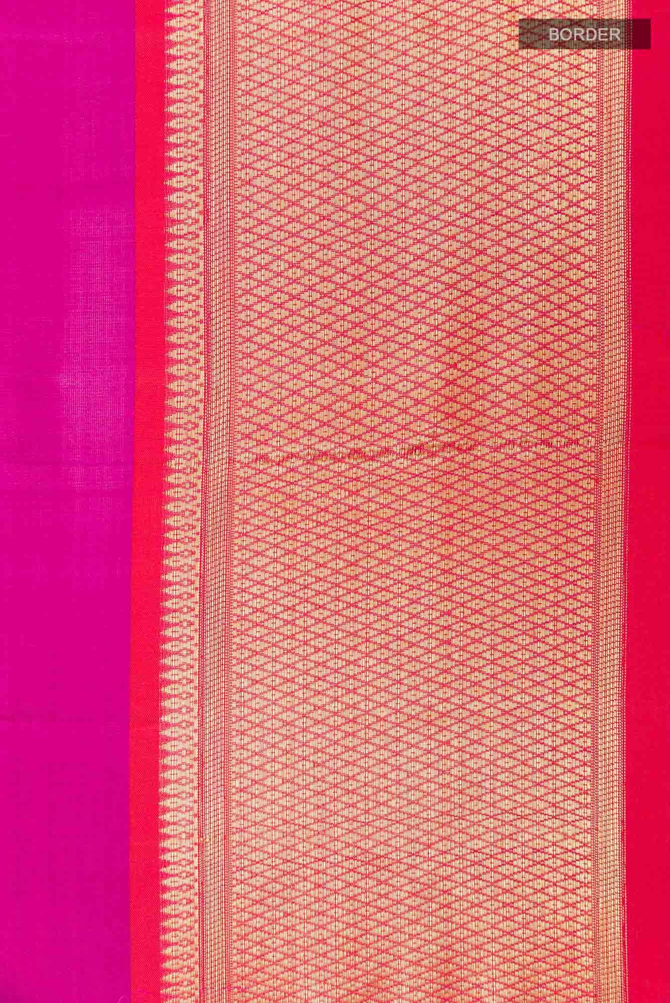 Magenta Kanchipuram Silk Saree