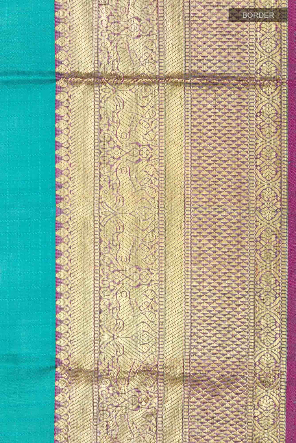 Blue Kanchipuram Silk Saree