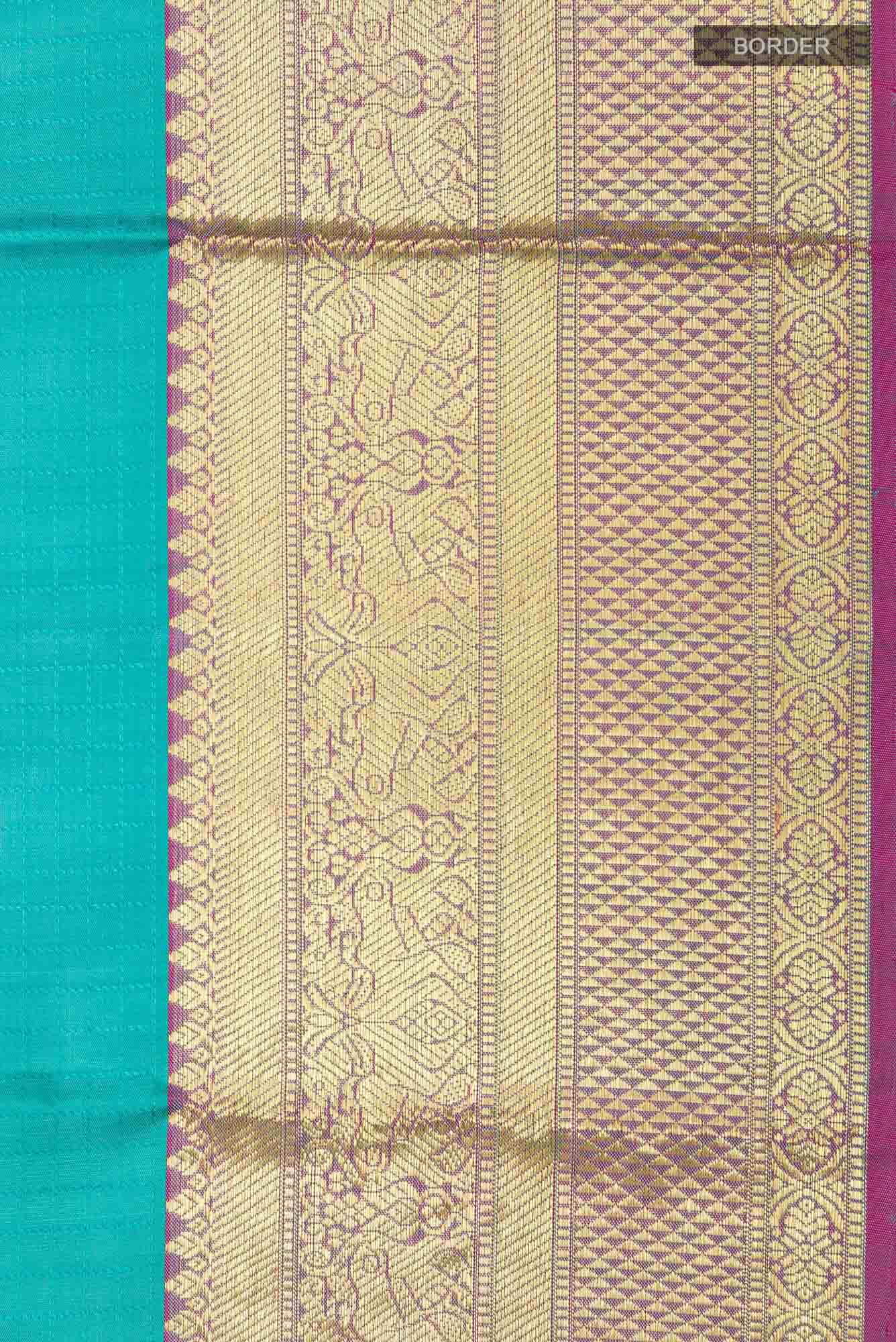 Blue Kanchipuram Silk Saree