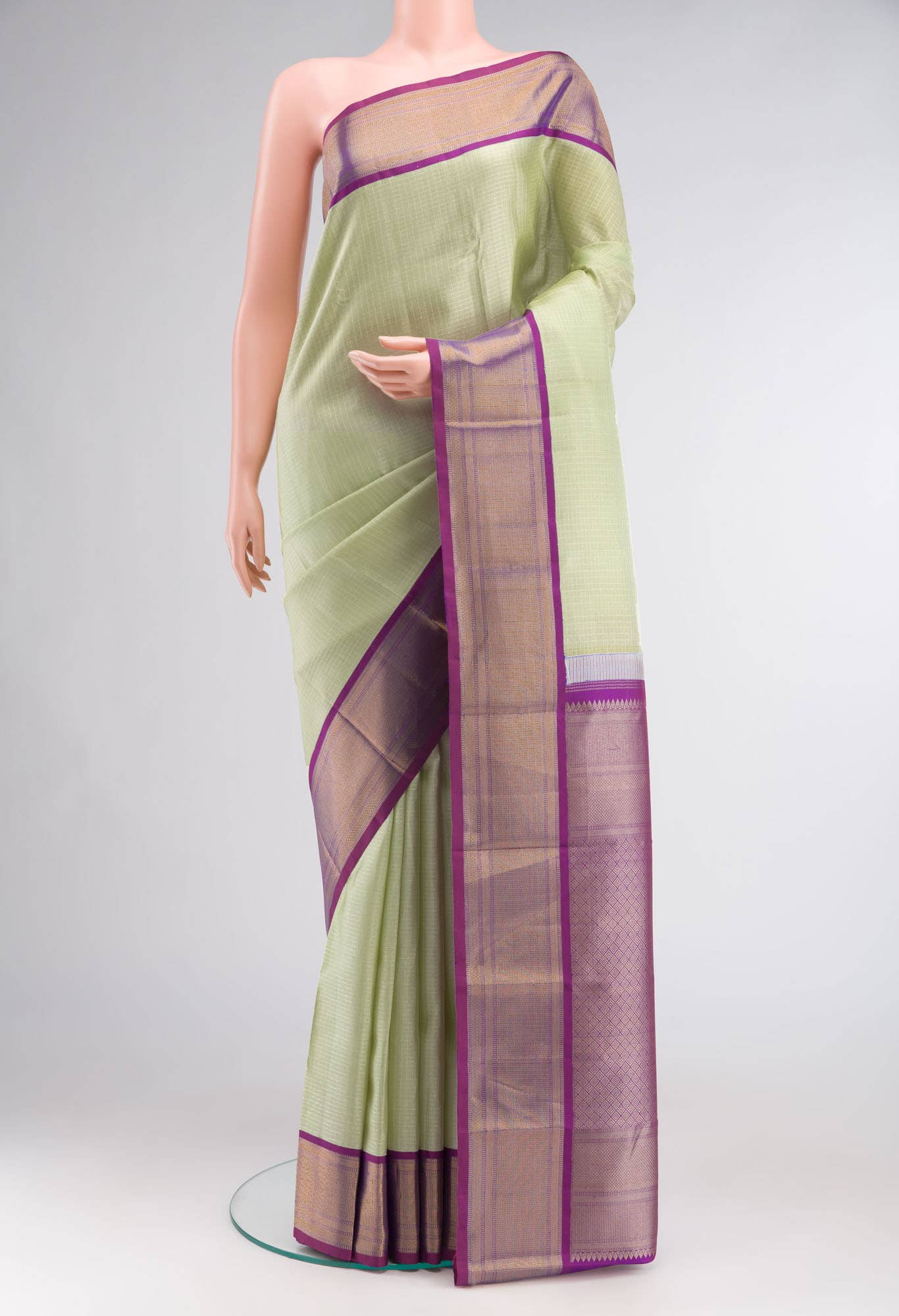 Green Kanchipuram Silk Saree