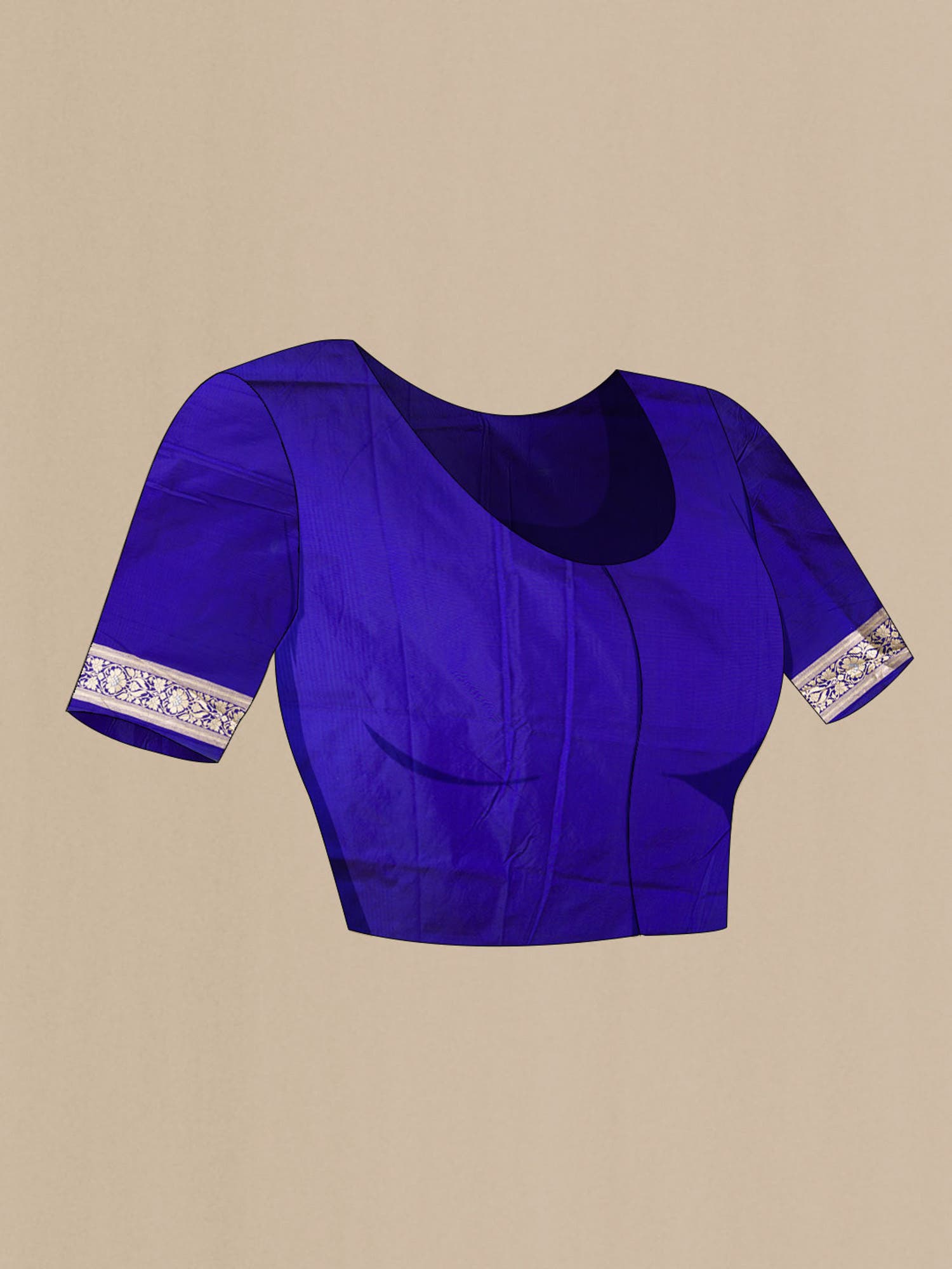 Blue Banarasi Silk Saree