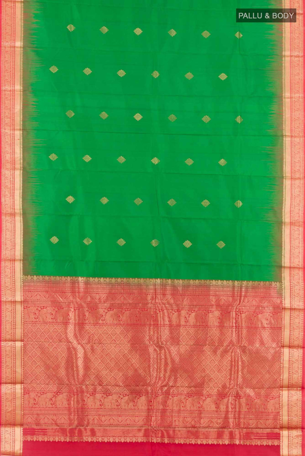 Green Kanchipuram Silk Saree