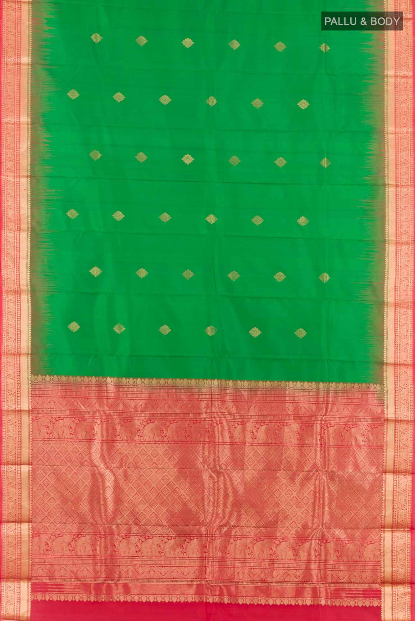 Green Kanchipuram Silk Saree