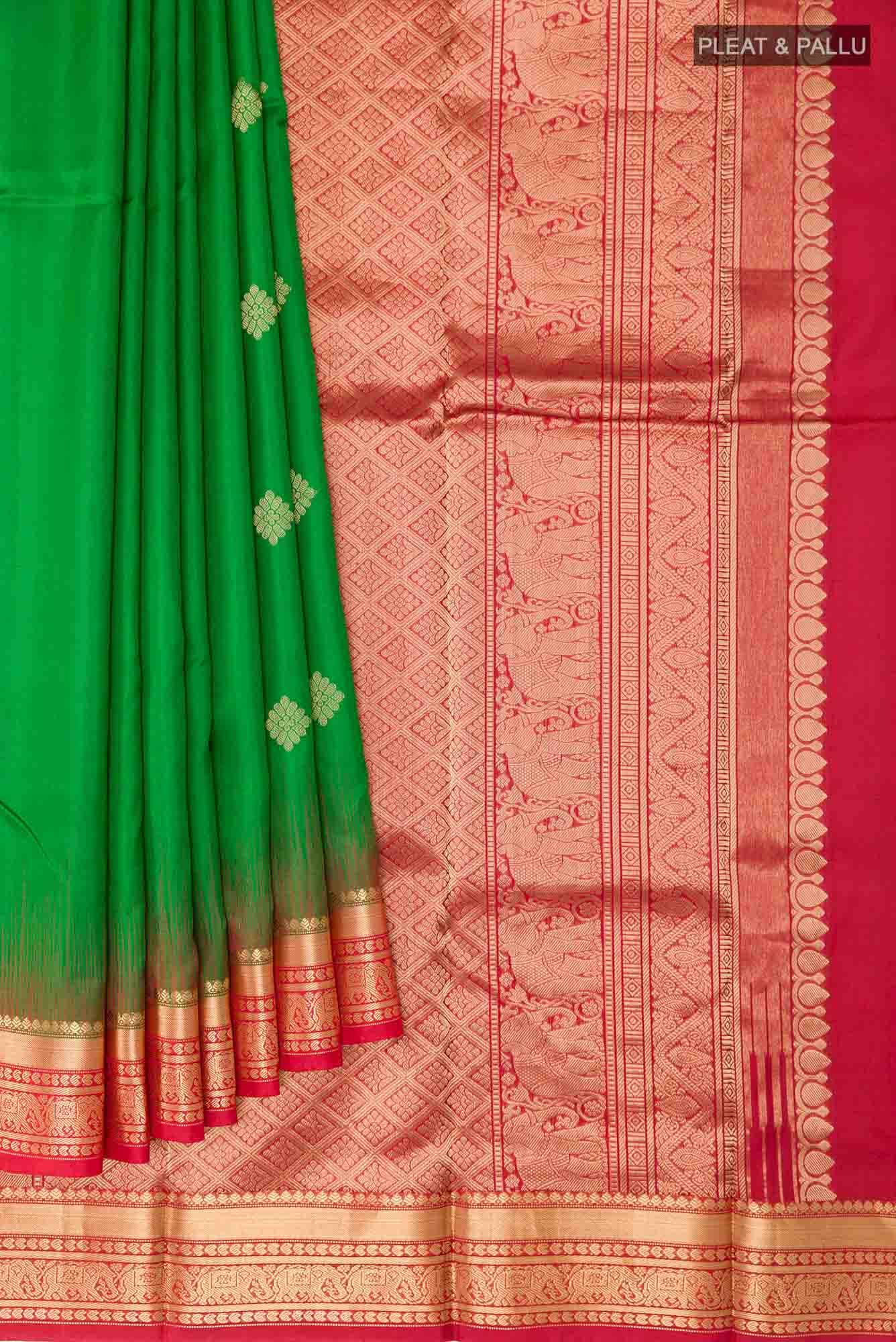 Green Kanchipuram Silk Saree