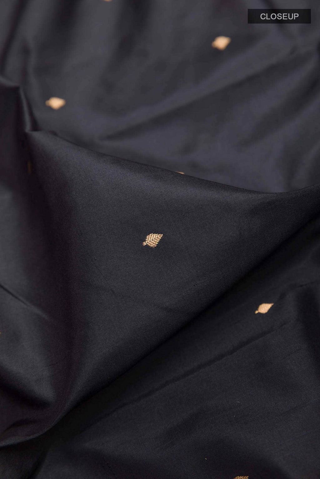 Black Kanchipuram Silk Saree