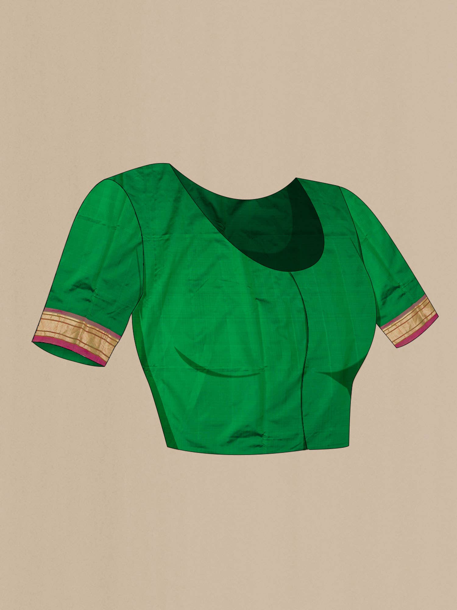 Green Paithani Silk Saree