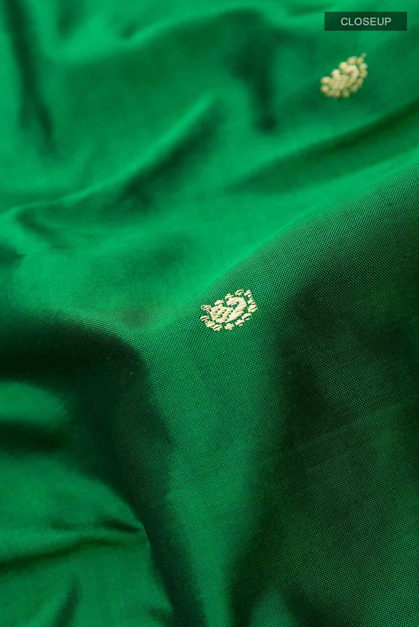 Green Paithani Silk Saree