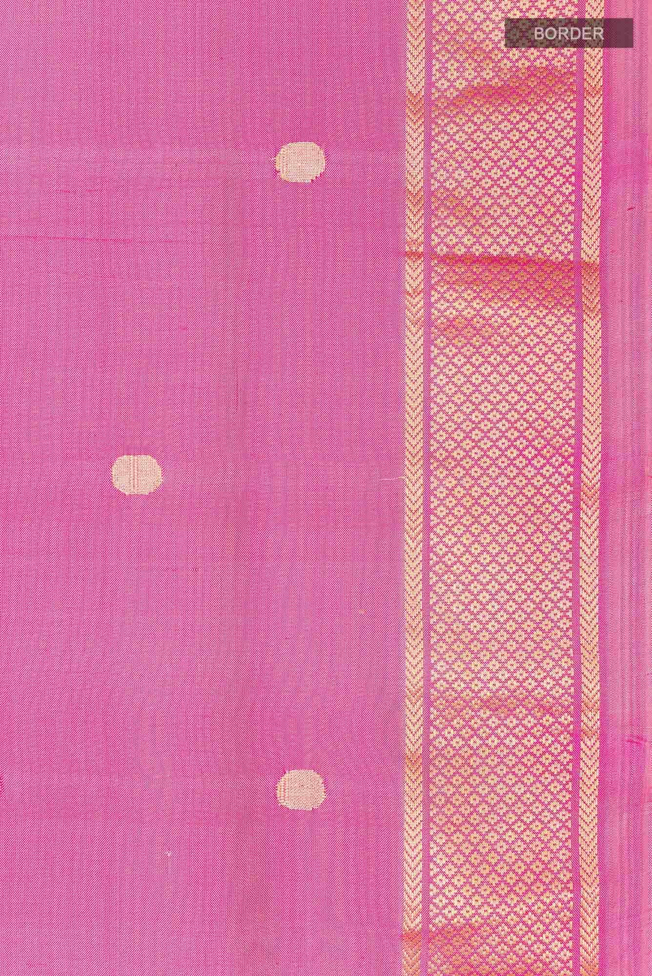 Pink Paithani Silk Saree