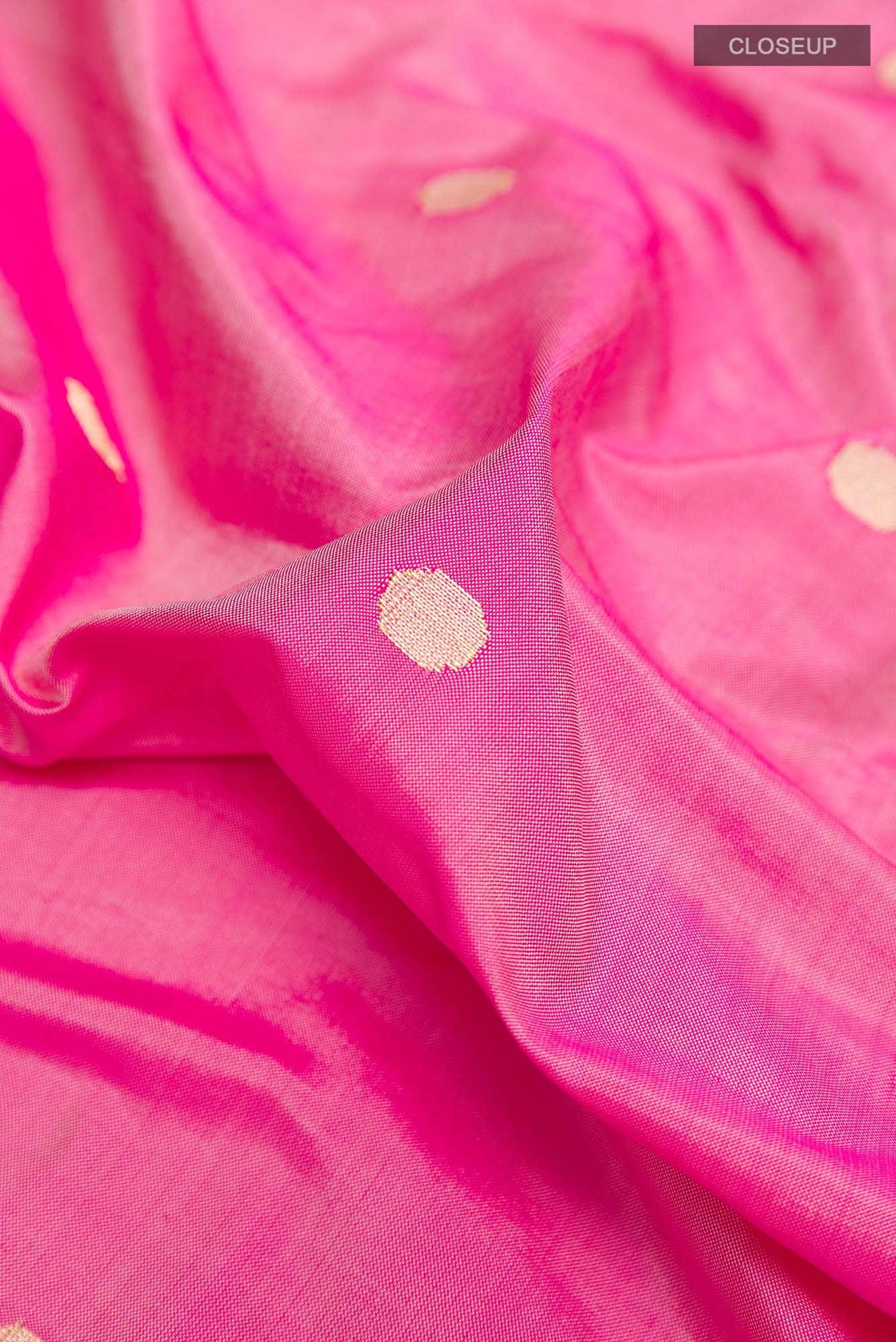 Pink Paithani Silk Saree