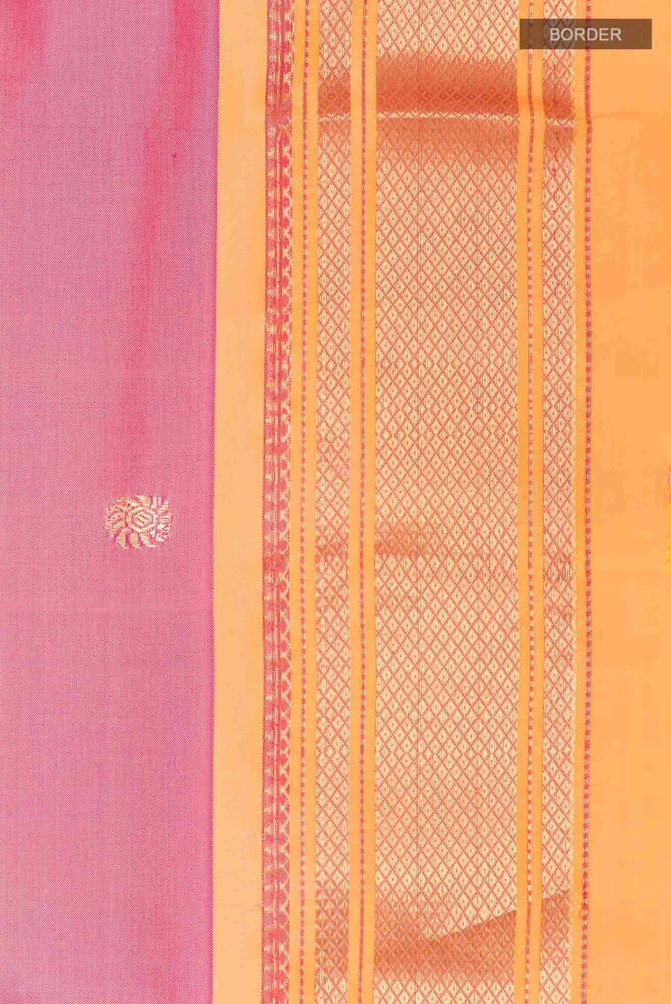 Pink Paithani Silk Saree