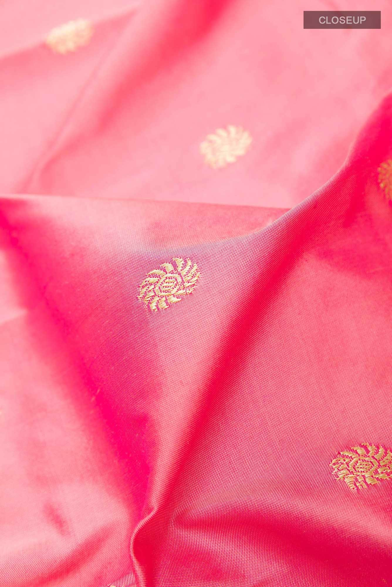 Pink Paithani Silk Saree