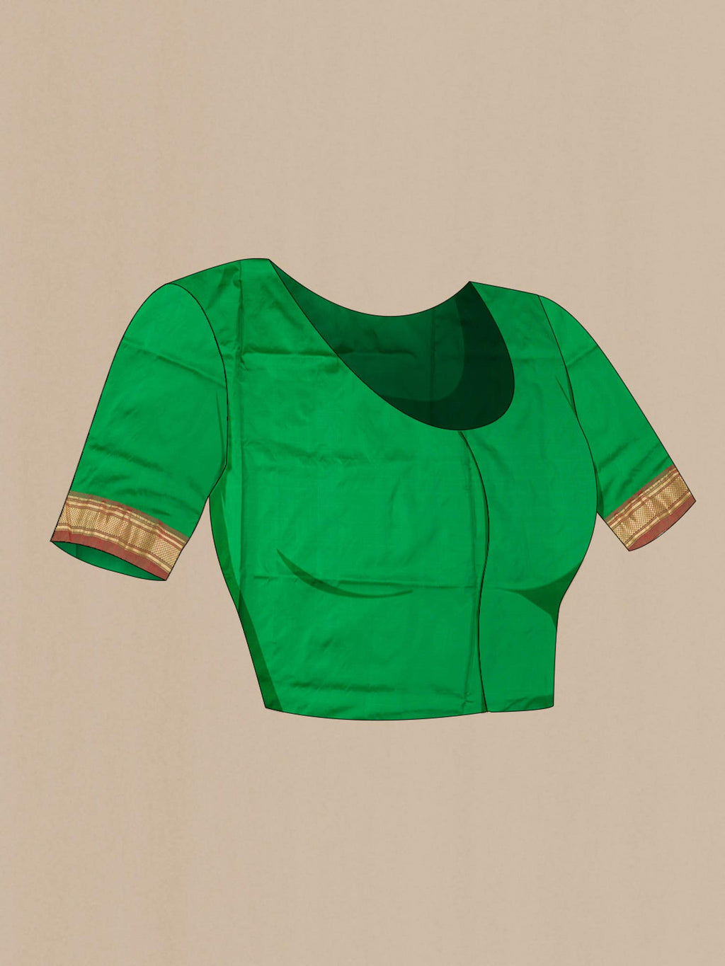Green Paithani Silk Saree