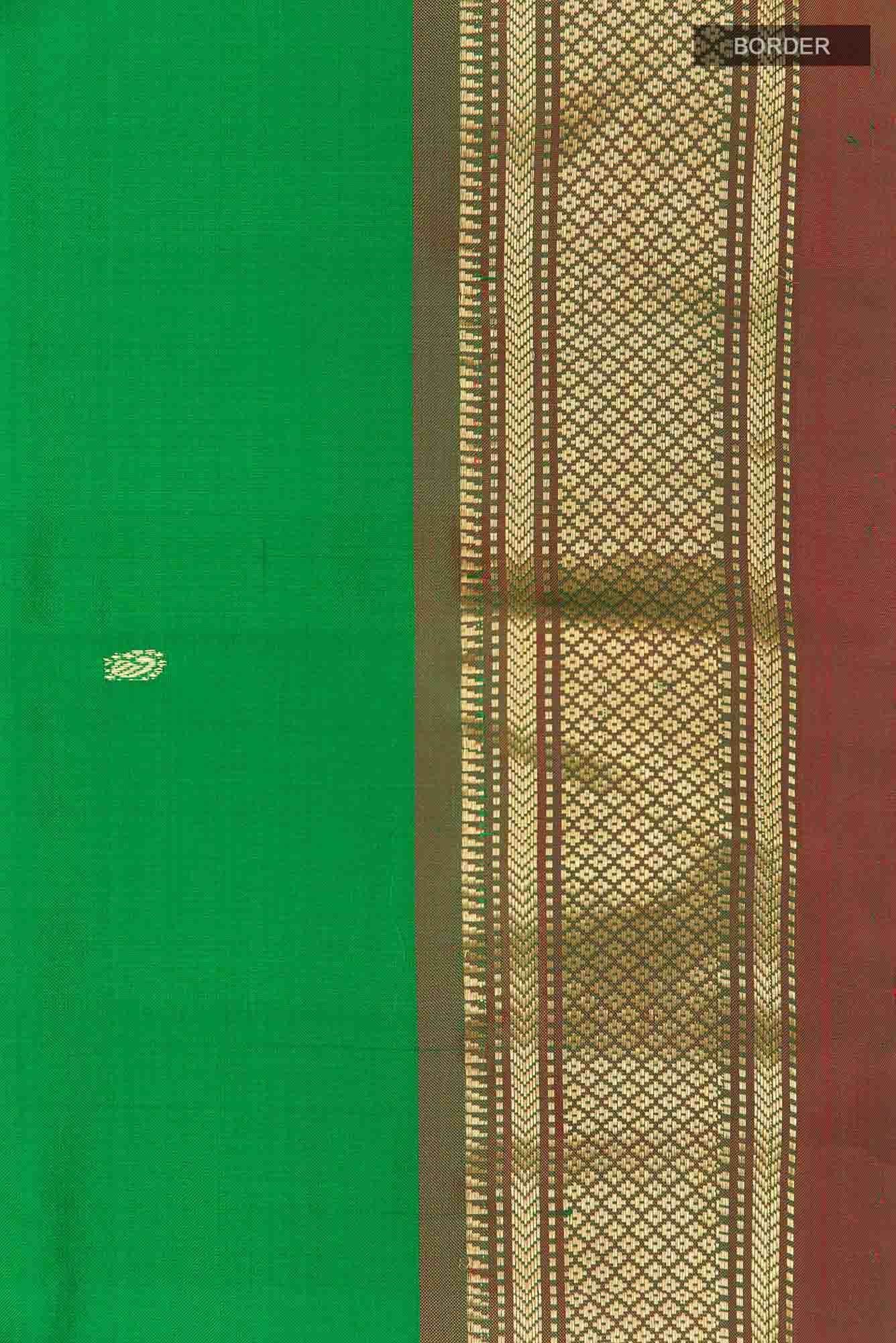 Green Paithani Silk Saree