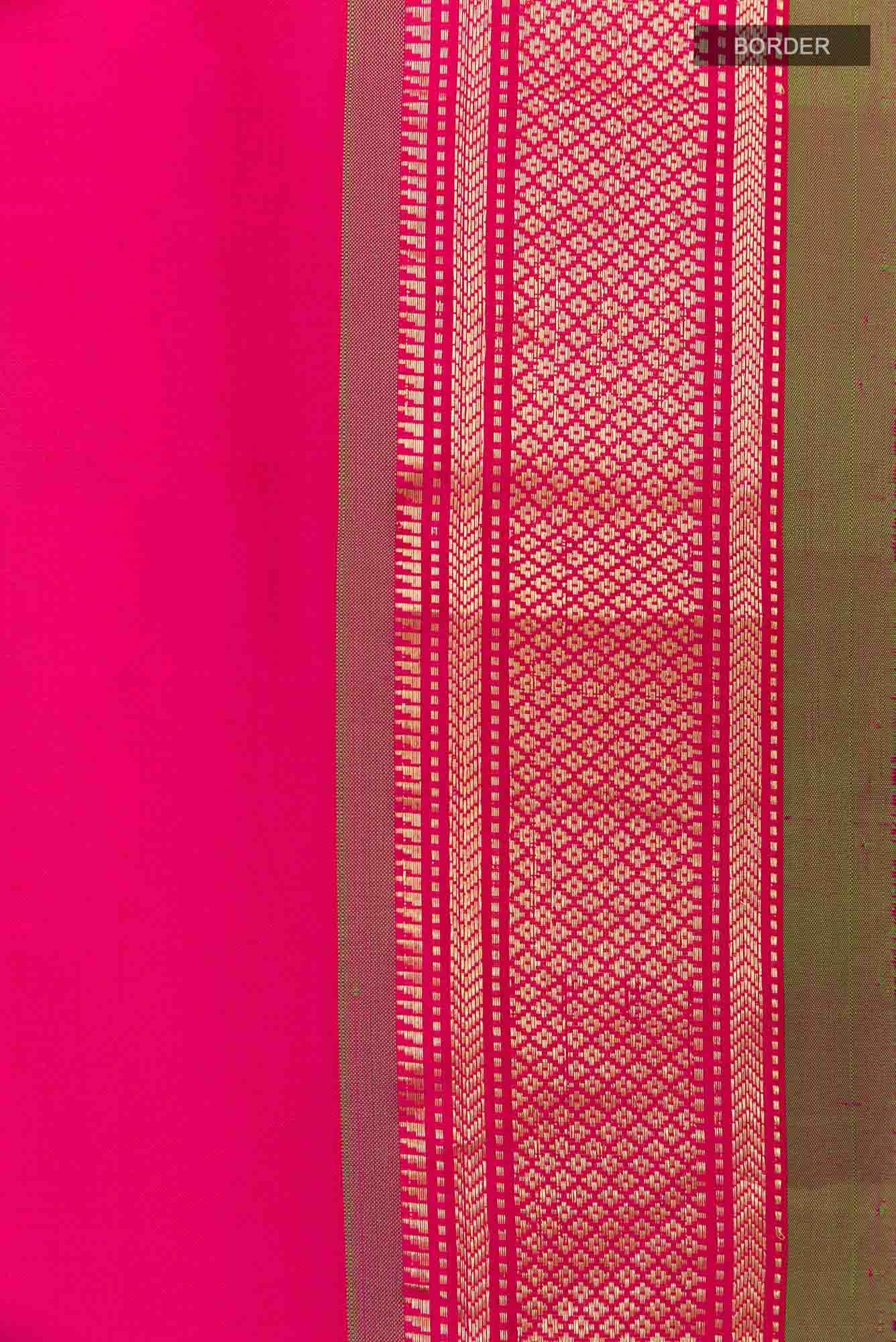 Pink Paithani Silk Saree