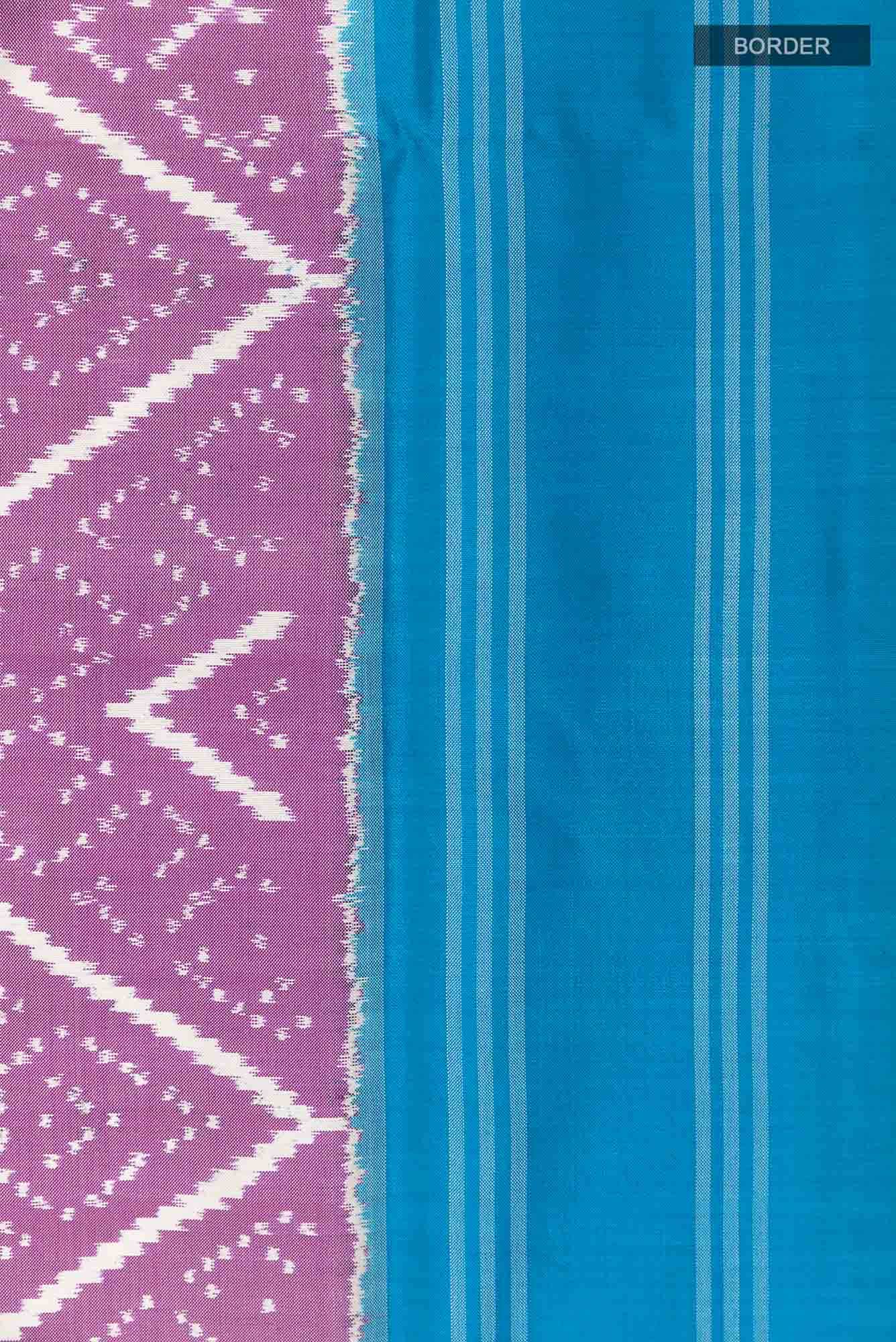 Purple Pochampally Saree