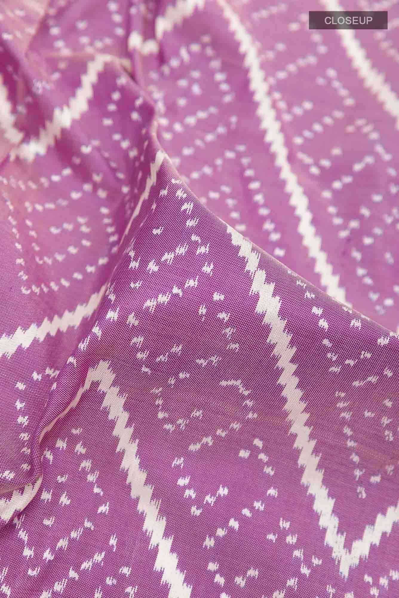 Purple Pochampally Saree