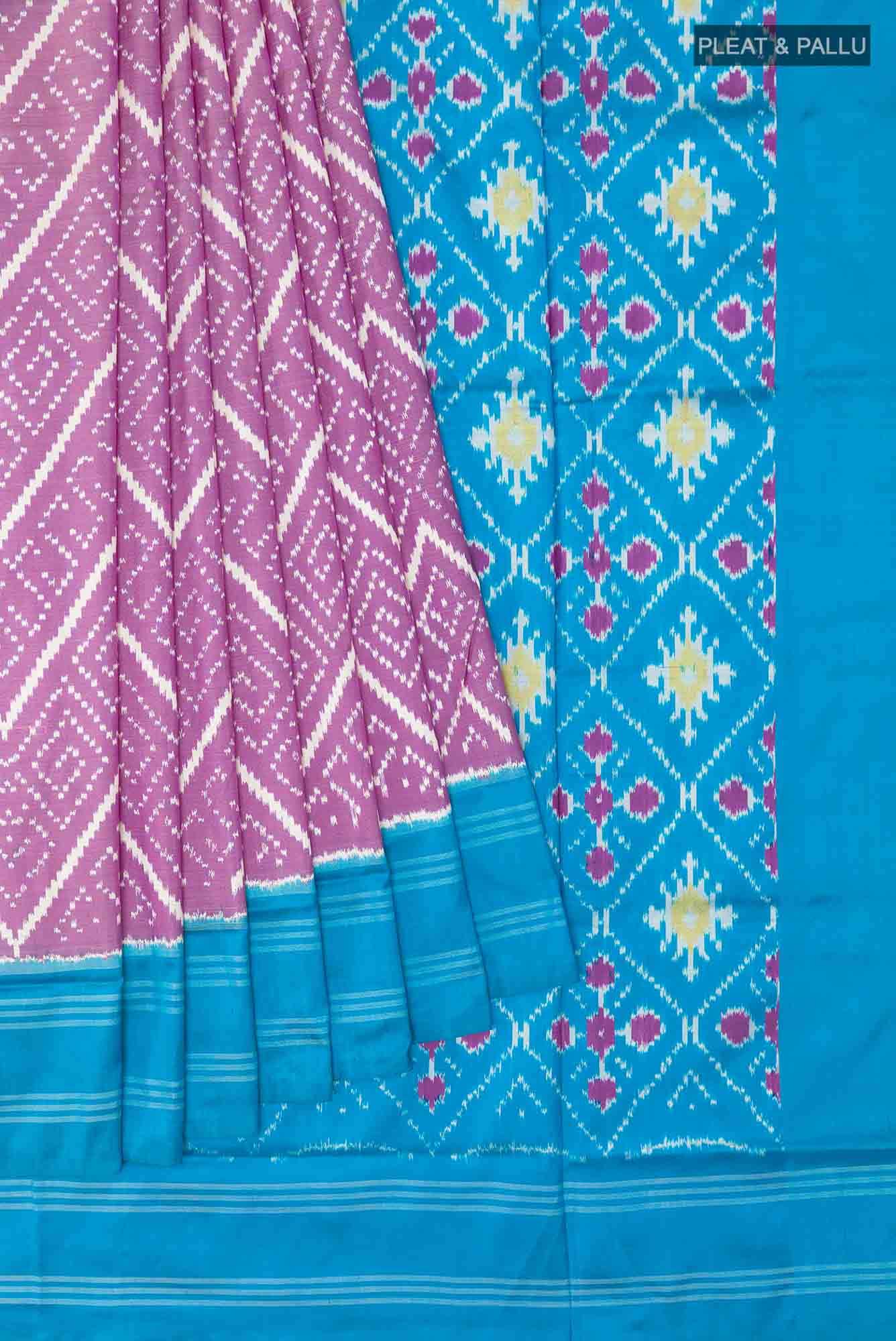 Purple Pochampally Saree
