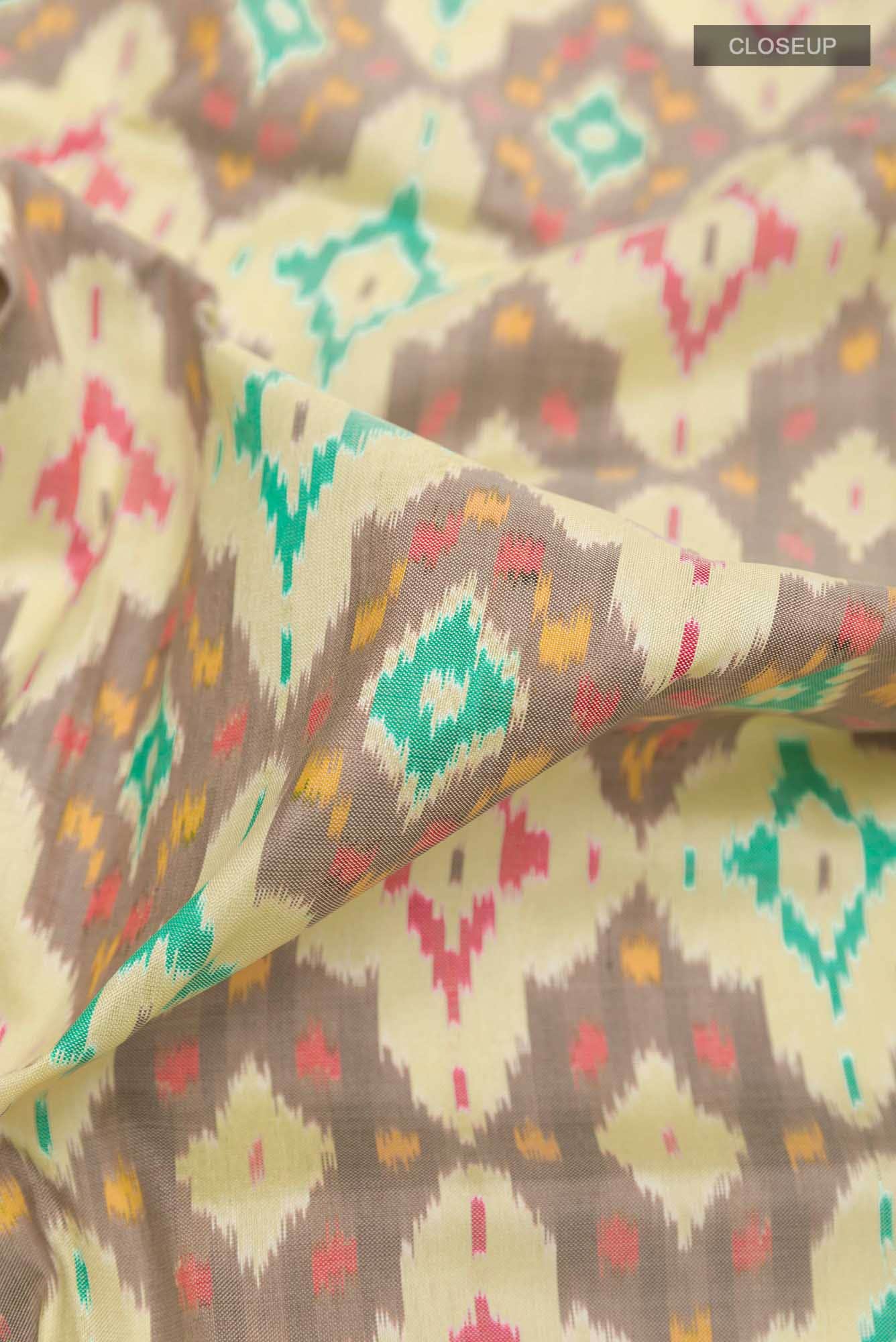 Beige Pochampally Saree