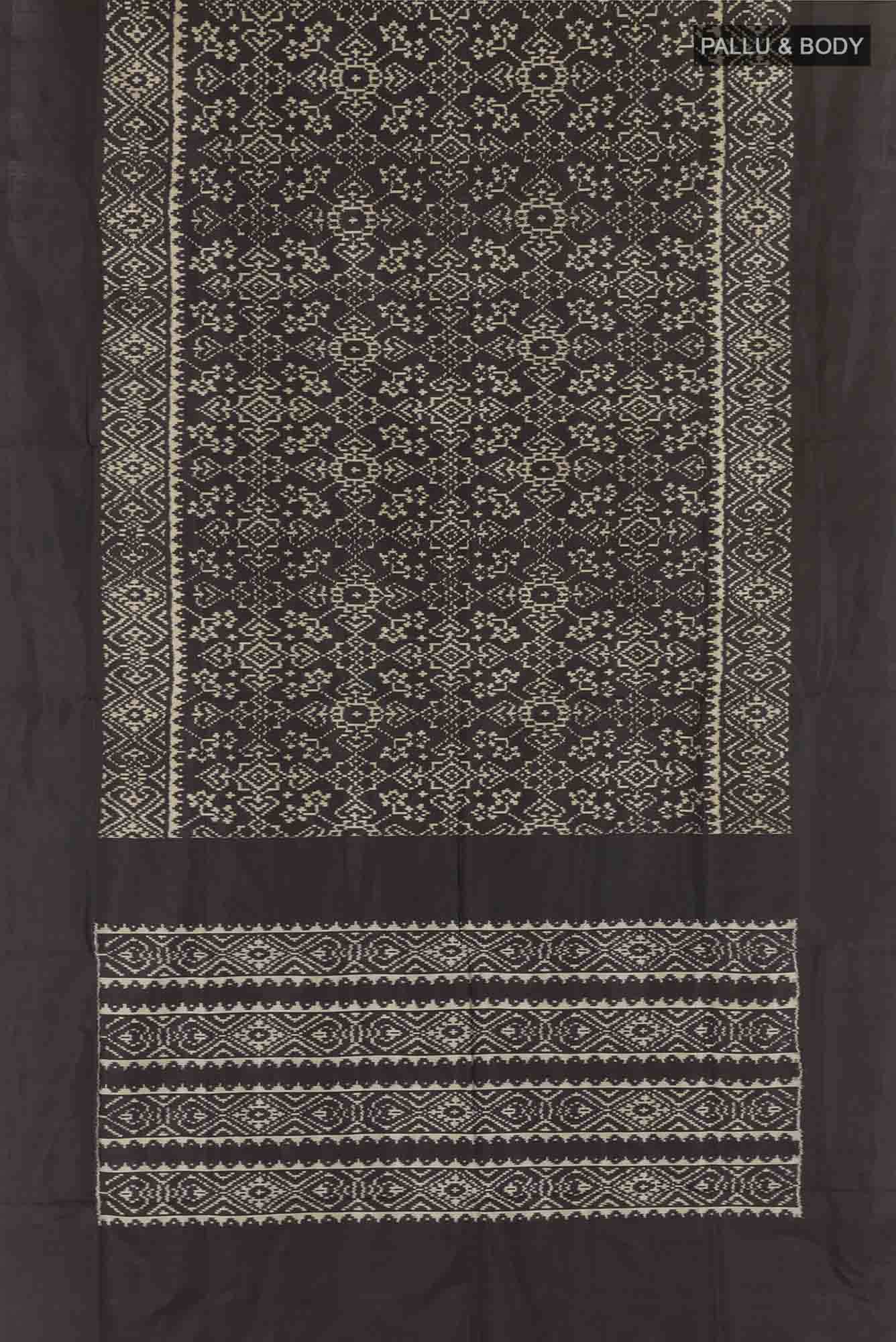 Black Pochampally Saree