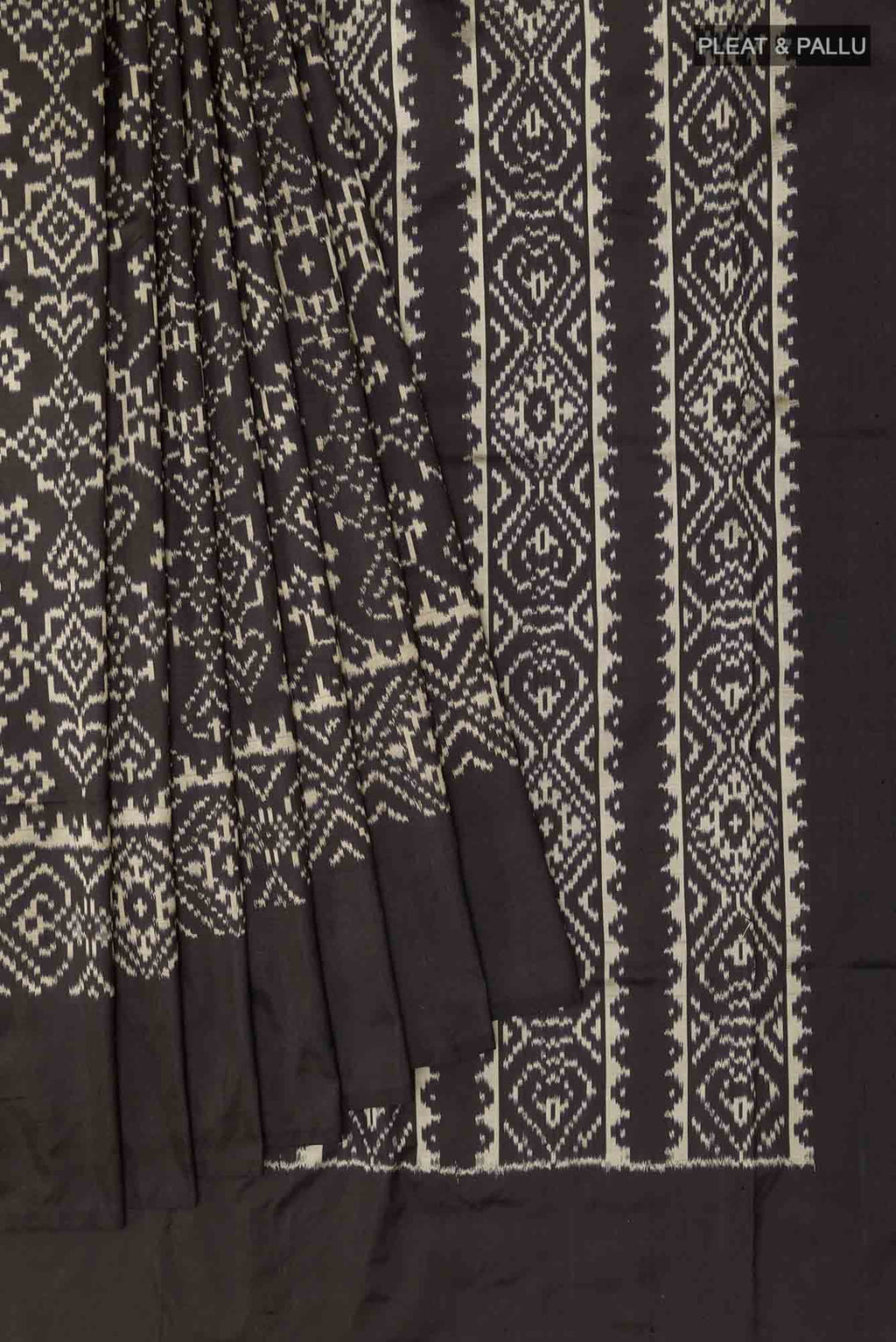 Black Pochampally Saree