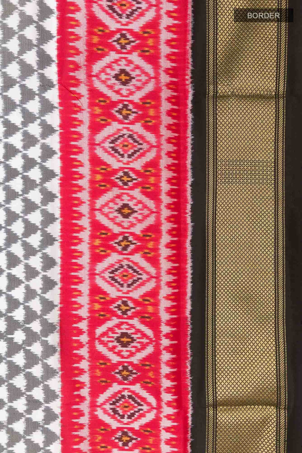 Grey Pochampally Saree