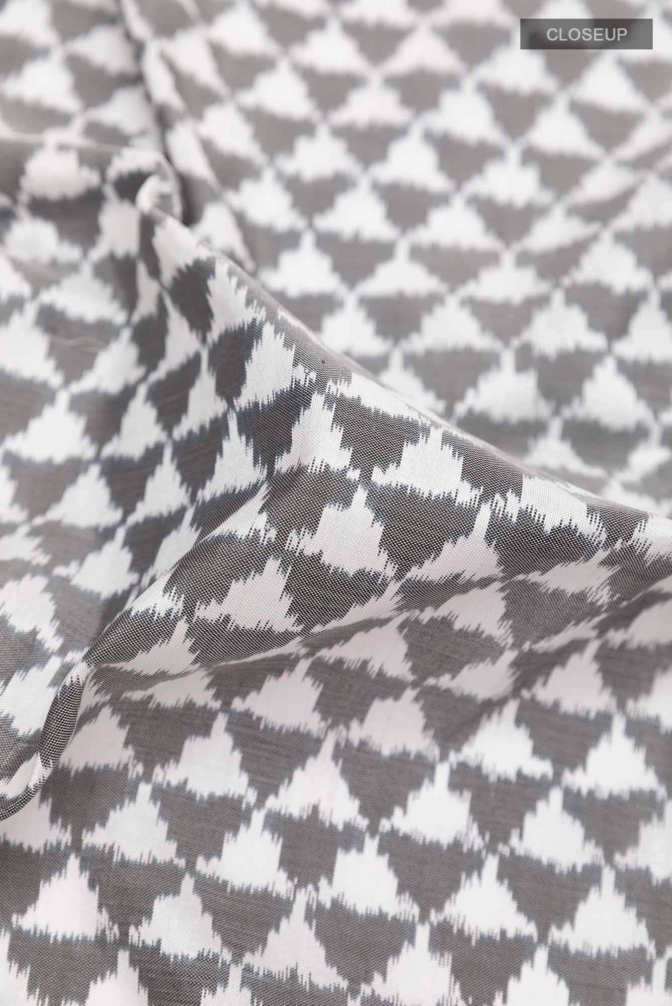 Grey Pochampally Saree
