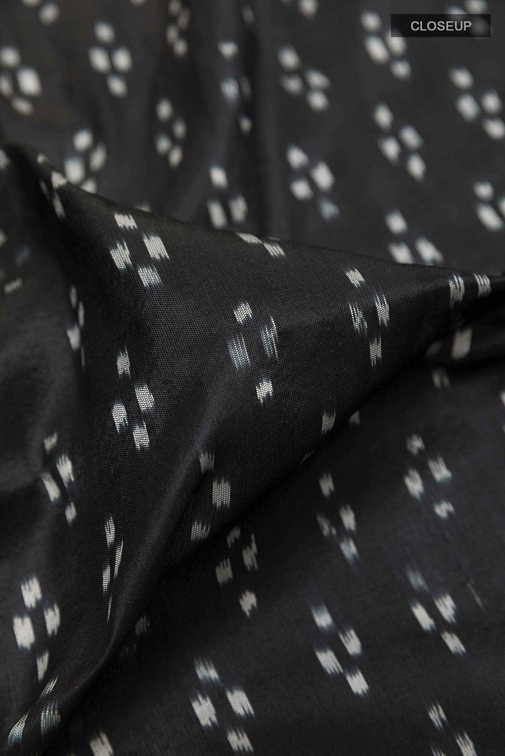 Black Pochampally Silk Saree