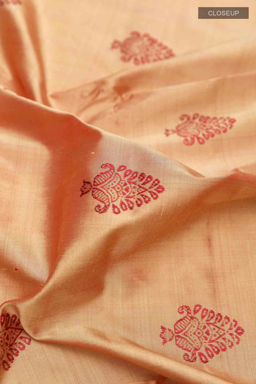 Beige Orissa Silk Saree
