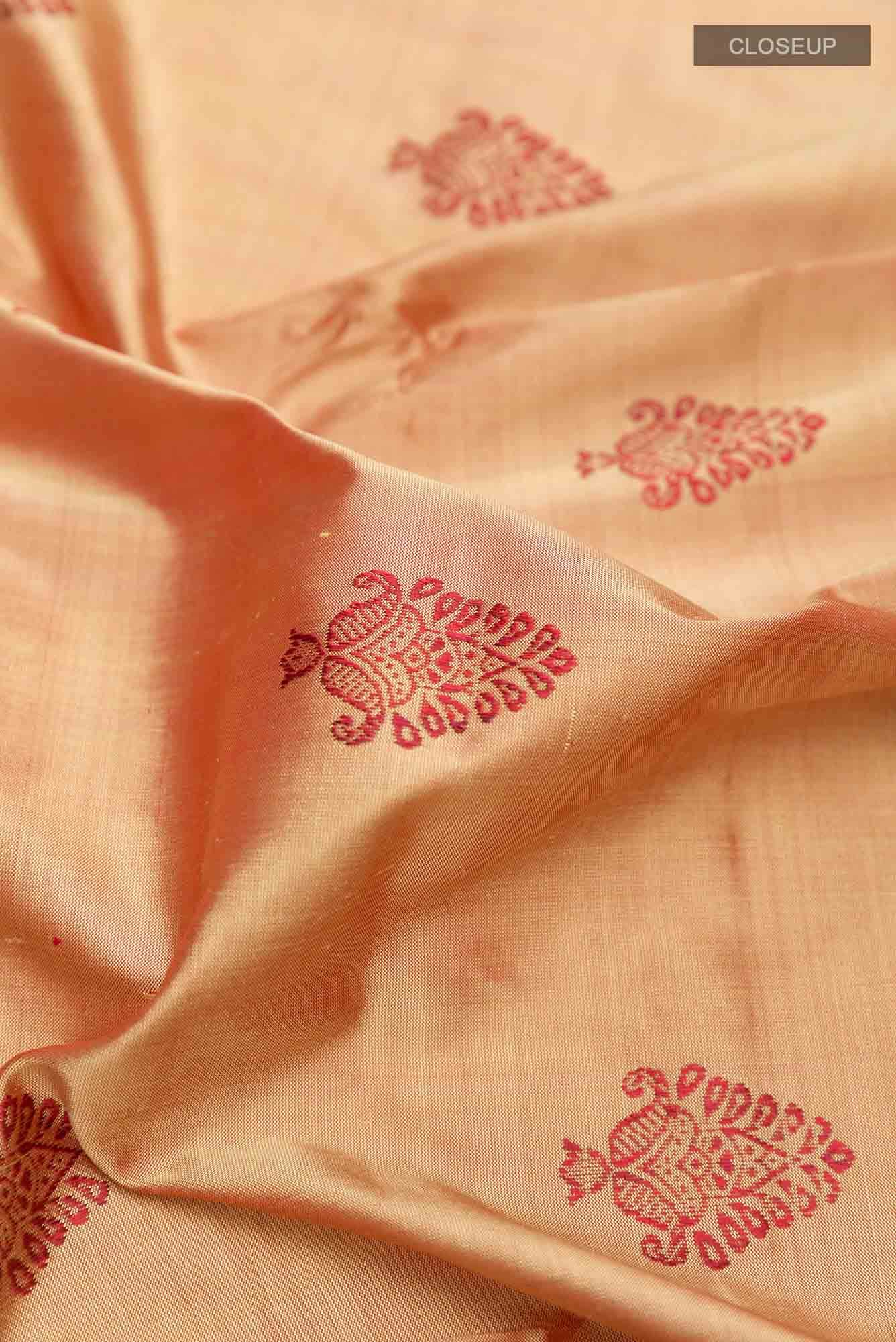 Beige Orissa Silk Saree