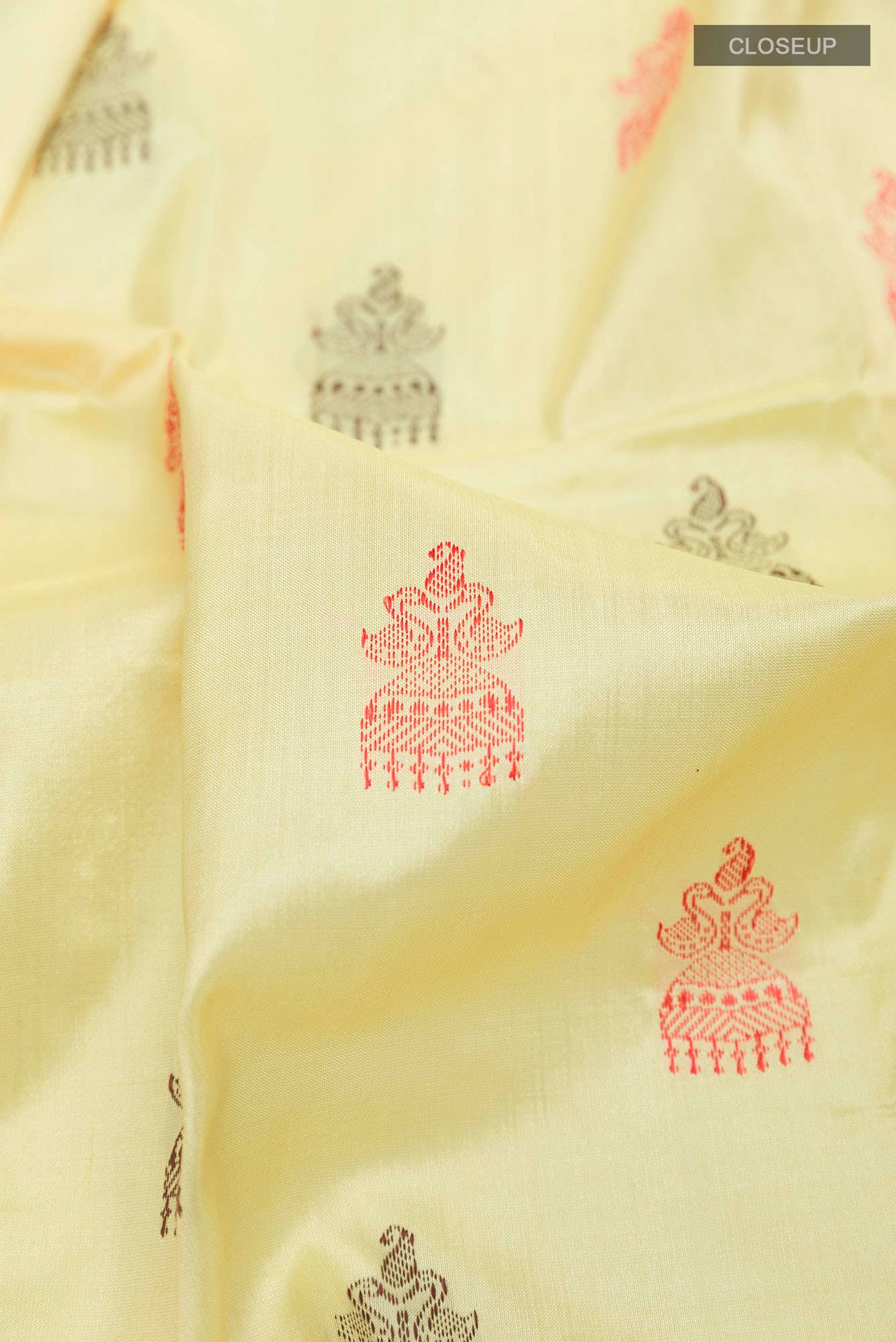 Yellow Orissa Silk Saree