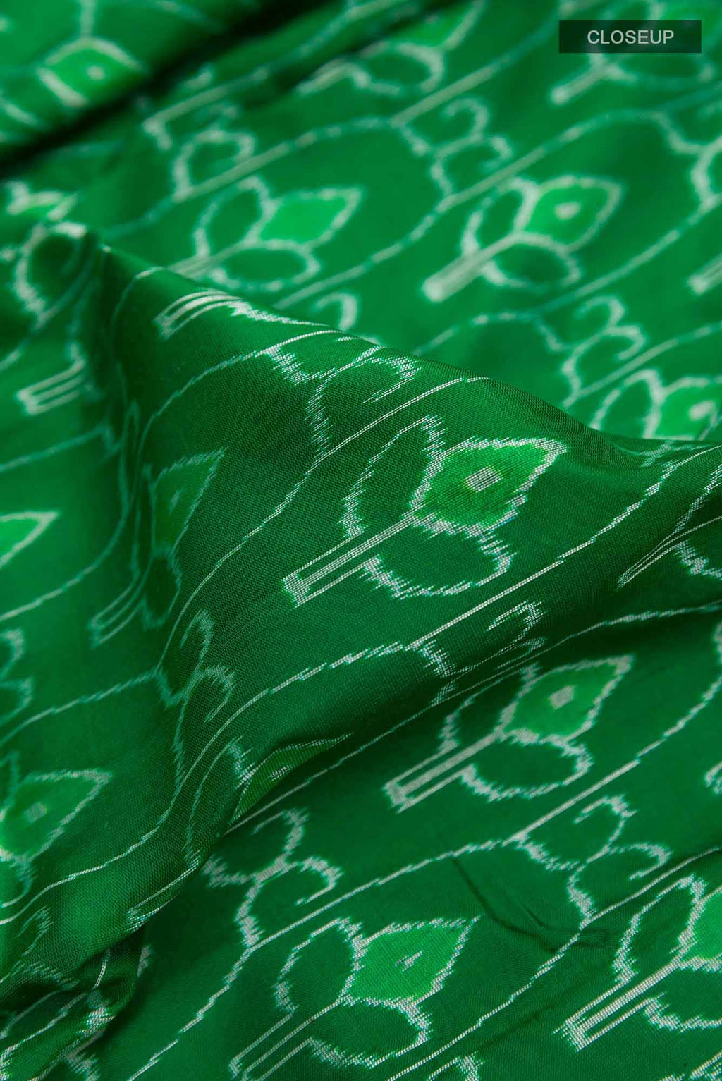 Green Orissa Silk Saree