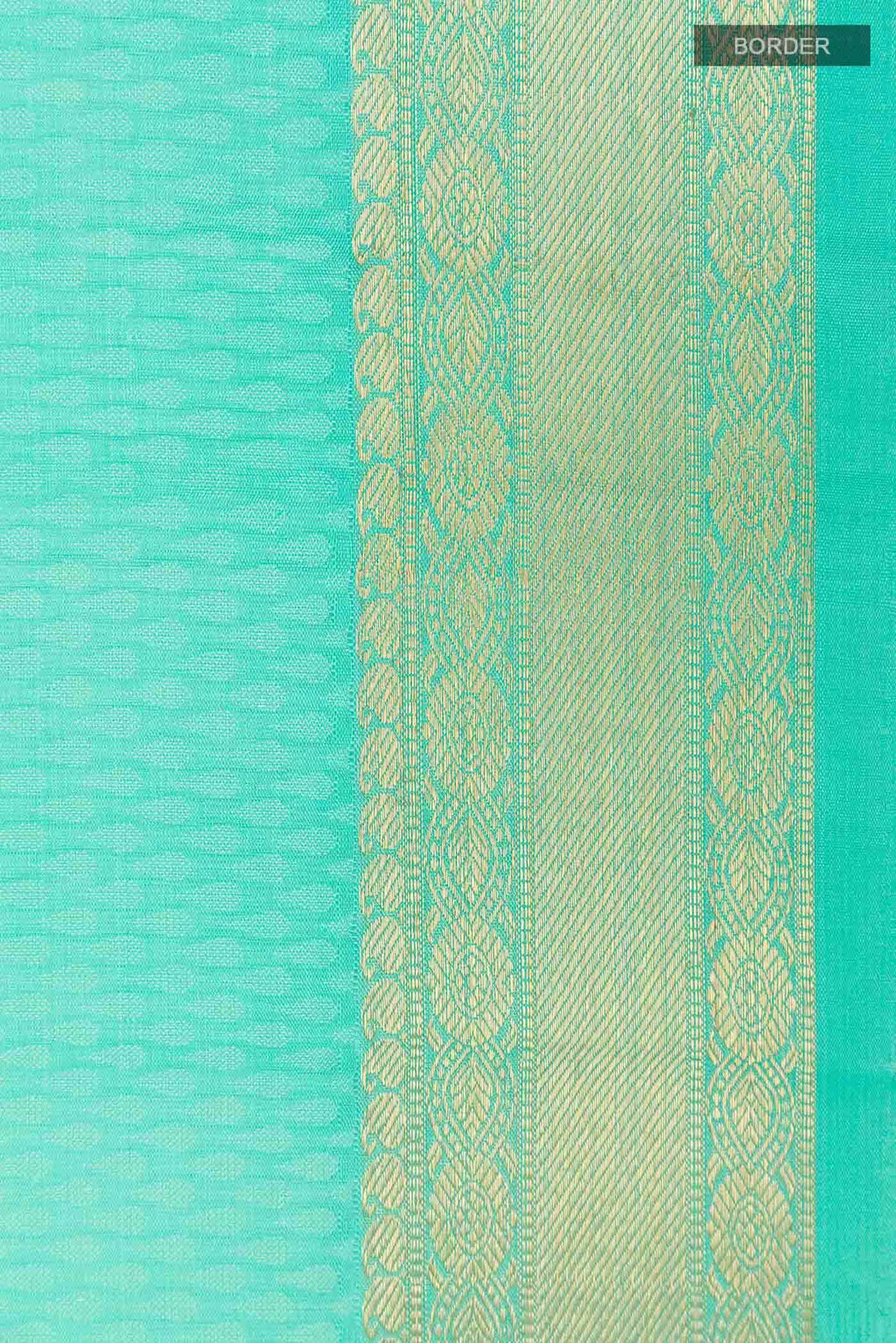 Sea Green Kanchipuram Silk Saree